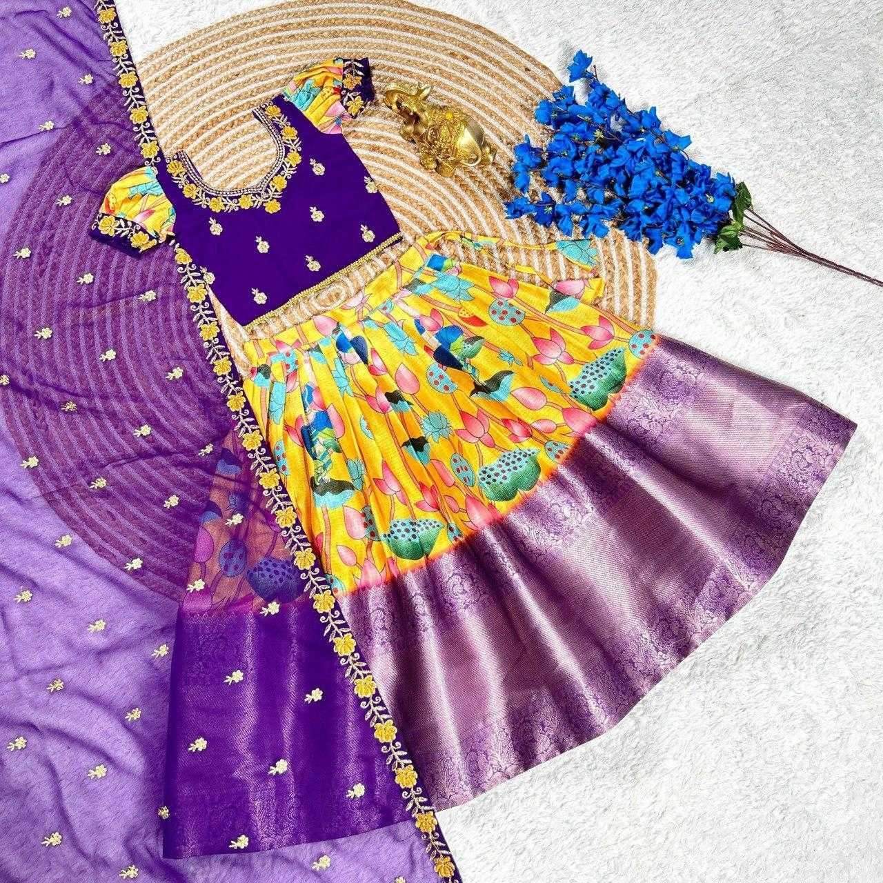Ynf Kota Chex KESH505 314 Kids Wear Wholesale Kids Lehenga Kids Lehenga Choli Baby Girl Lehenga Manufacturer