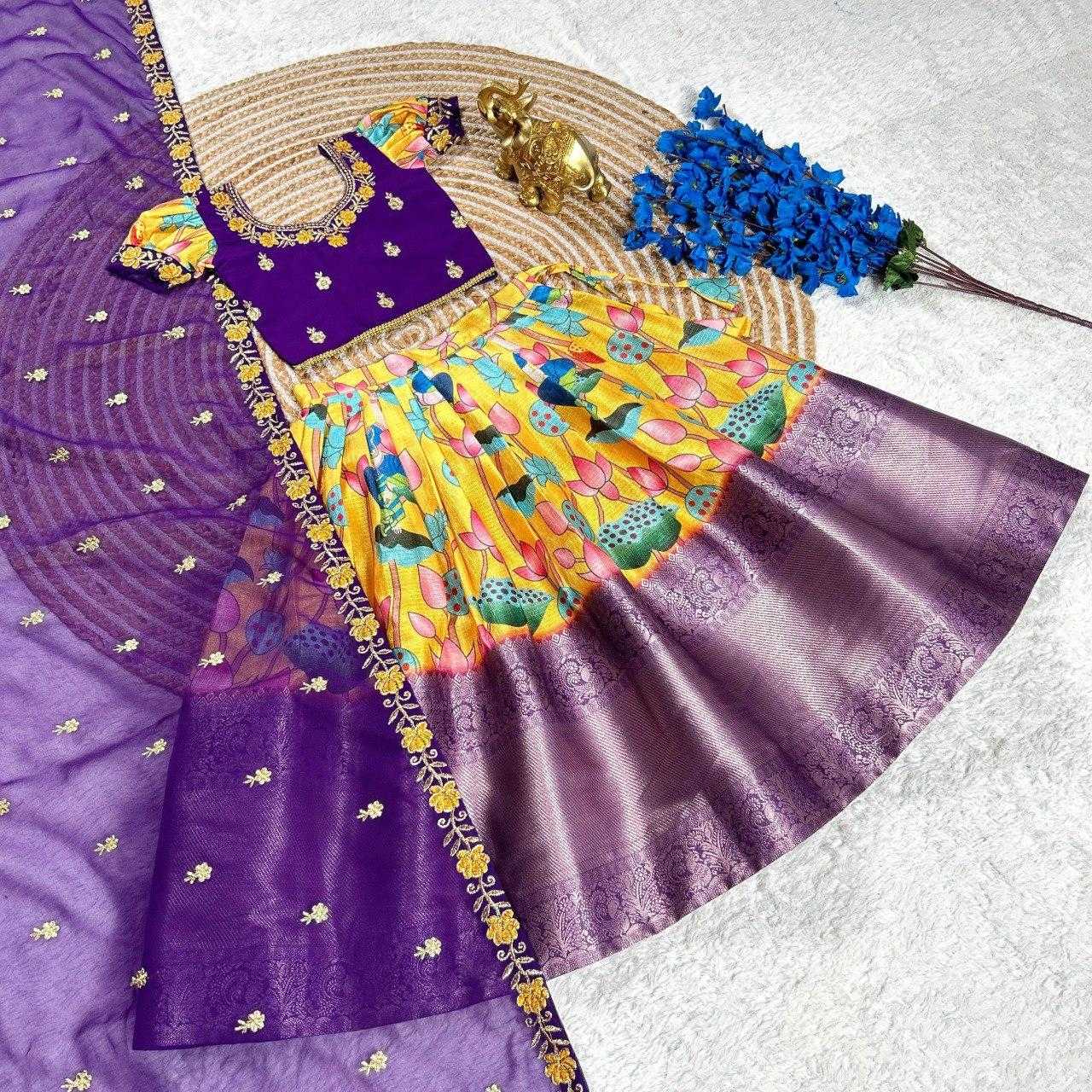 Ynf Kota Chex KESH505 314 Kids Wear Wholesale Kids Lehenga Kids Lehenga Choli Baby Girl Lehenga Manufacturer