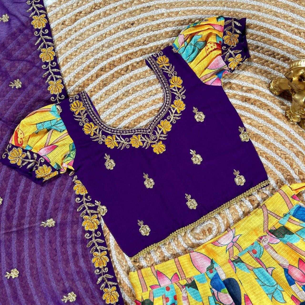 Ynf Kota Chex KESH505 314 Kids Wear Wholesale Kids Lehenga Kids Lehenga Choli Baby Girl Lehenga Manufacturer