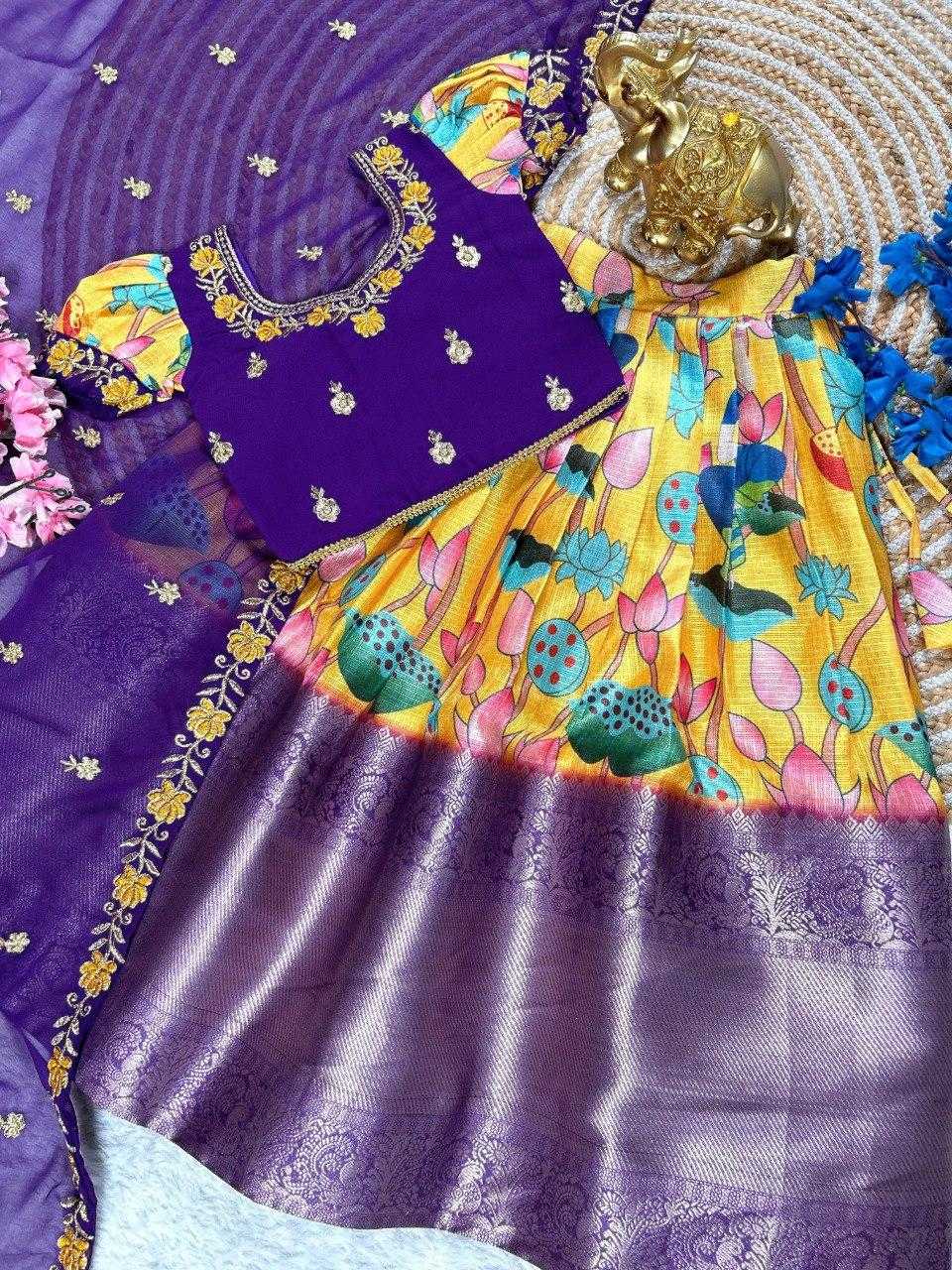Ynf Kota Chex KESH505 314 Kids Wear Wholesale Kids Lehenga Kids Lehenga Choli Baby Girl Lehenga Manufacturer