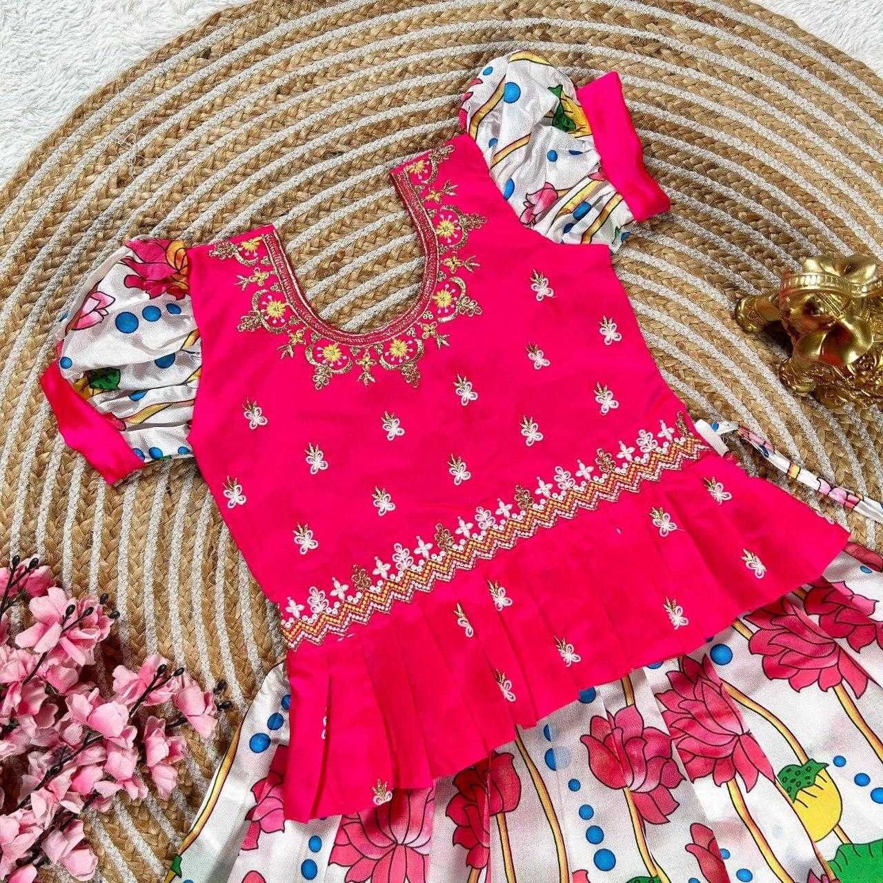 Ynf Lichi Silk KESH505 305 Kids Wear Wholesale Kids Lehenga Kids Lehenga Choli Baby Girl Lehenga Manufacturer