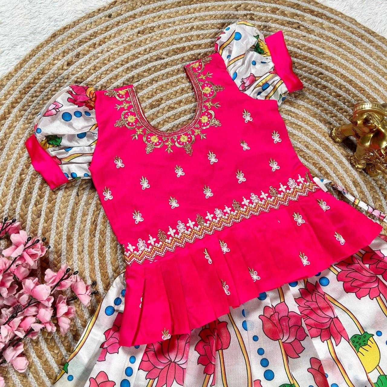 Ynf Lichi Silk KESH505 305 Kids Wear Wholesale Kids Lehenga Kids Lehenga Choli Baby Girl Lehenga Manufacturer