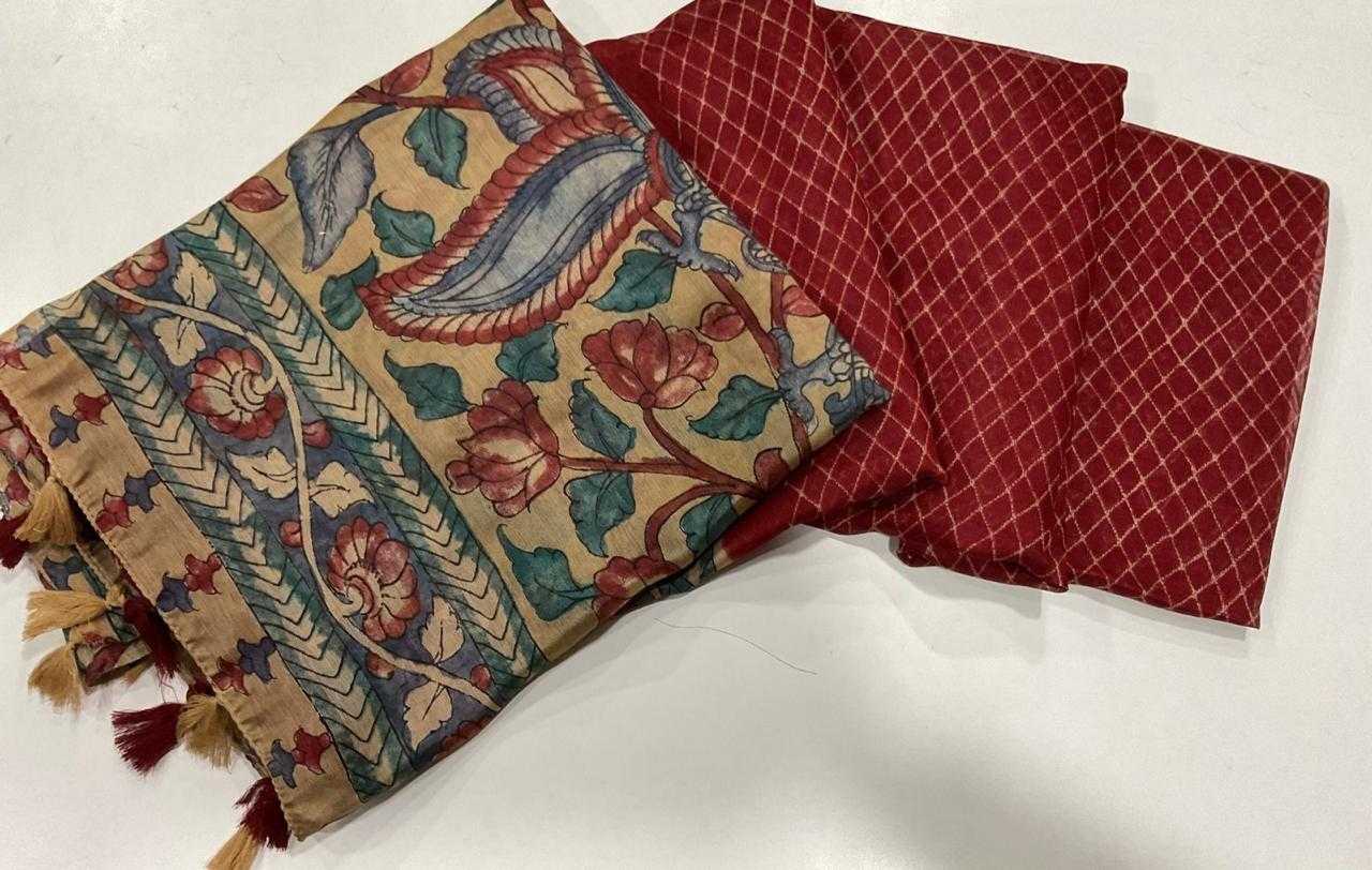 Ynf Linen KESH484 310 Sarees Wedding Collections Festive Collections Wholesale Printed Sarees Kalamkari Sarees Linen Sarees Manufacturer