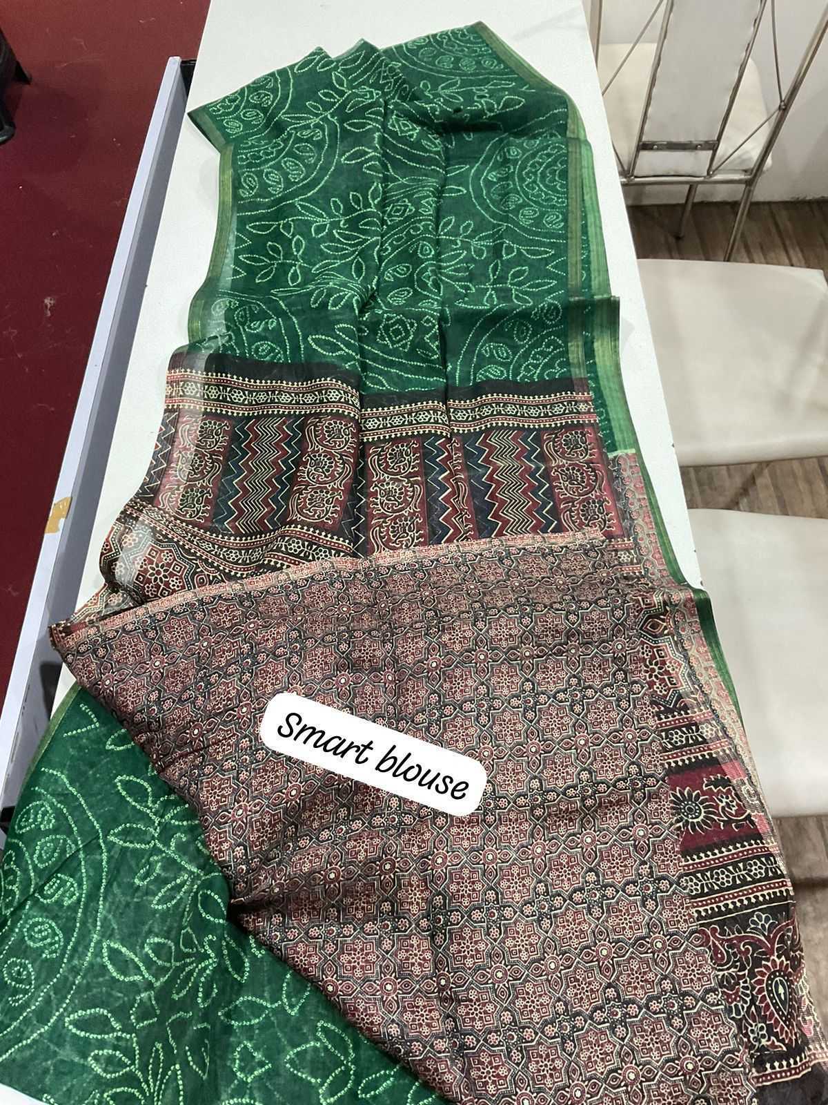 Ynf Linen KESH484 332 Sarees Wedding Collections Festive Collections Wholesale Printed Sarees Ajrakh Sarees Linen Sarees Manufacturer
