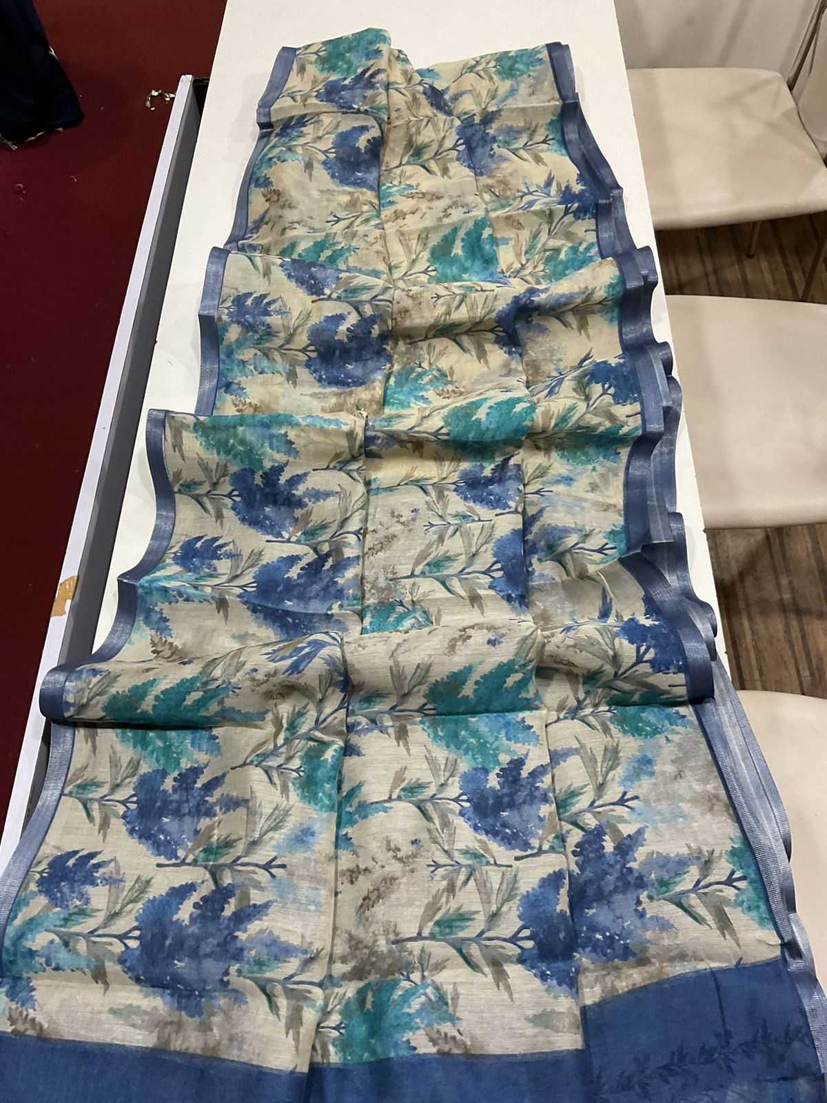 Ynf Linen KESH484 337 Sarees Wedding Collections Festive Collections Wholesale Designer Sarees Printed Sarees Linen Sarees Manufacturer