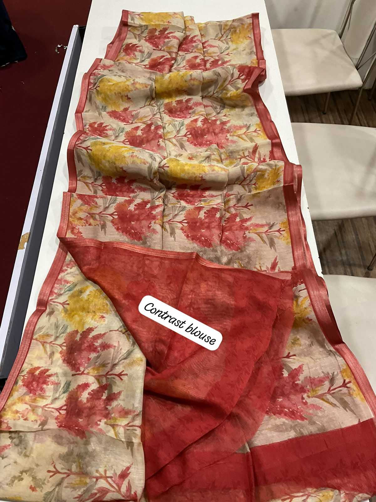 Ynf Linen KESH484 337 Sarees Wedding Collections Festive Collections Wholesale Designer Sarees Printed Sarees Linen Sarees Manufacturer