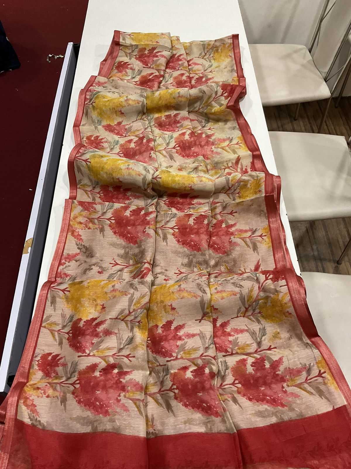 Ynf Linen KESH484 337 Sarees Wedding Collections Festive Collections Wholesale Designer Sarees Printed Sarees Linen Sarees Manufacturer
