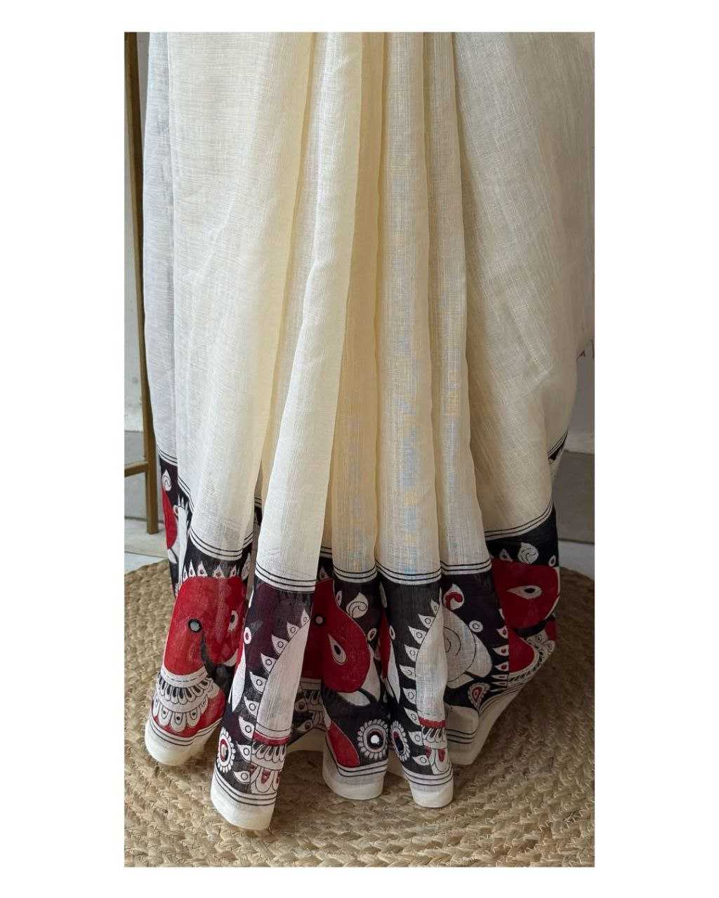Ynf Linen KESH495 plain linen Sarees Wholesale Designer Sarees Ready To Wear Sarees Party Wear Sarees Manufacturer