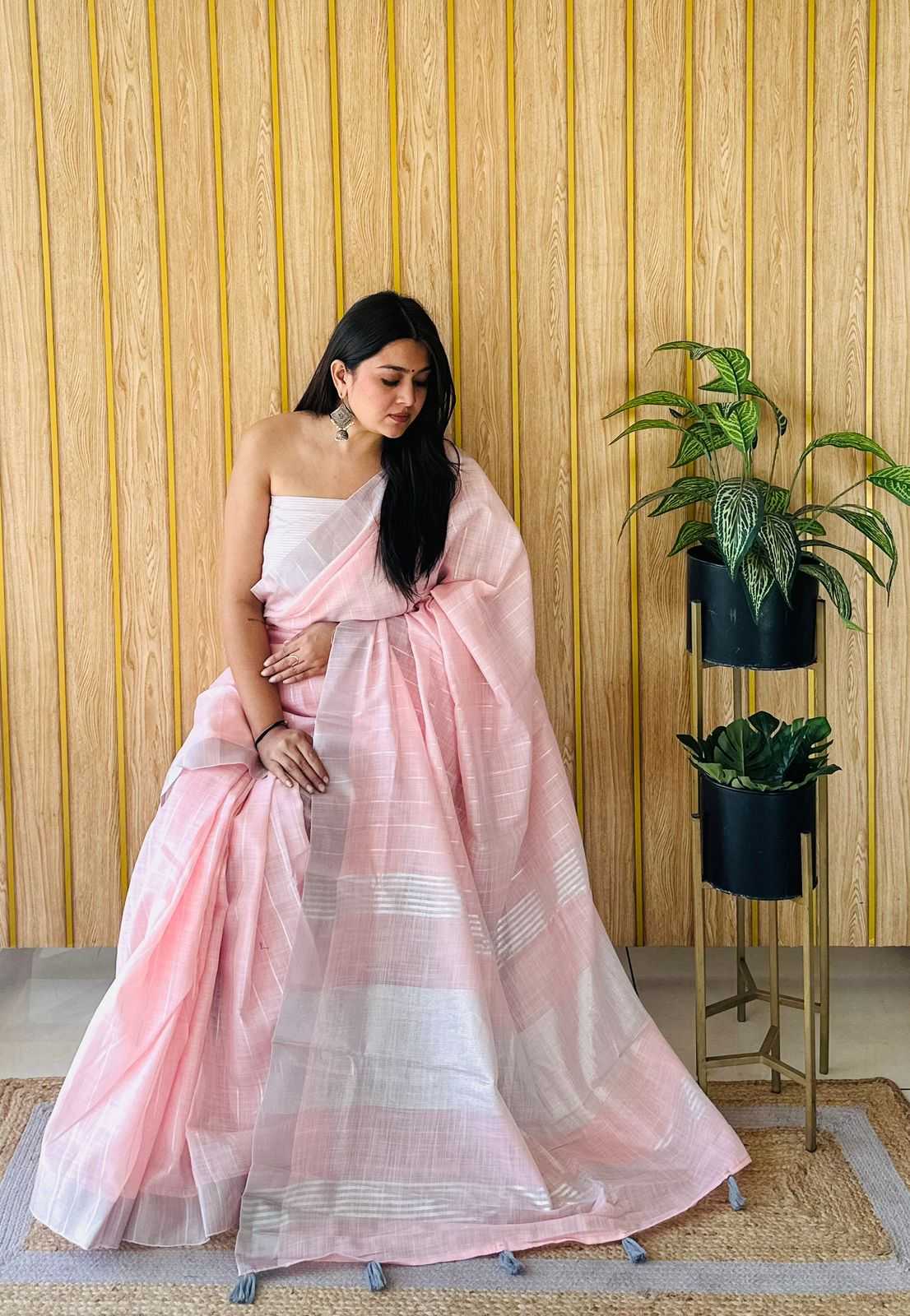 Ynf Linen RIN183 SIDHDHI Sarees Wedding Collections Festive Collections Wholesale Designer Sarees Linen Sarees Onam Collections Manufacturer