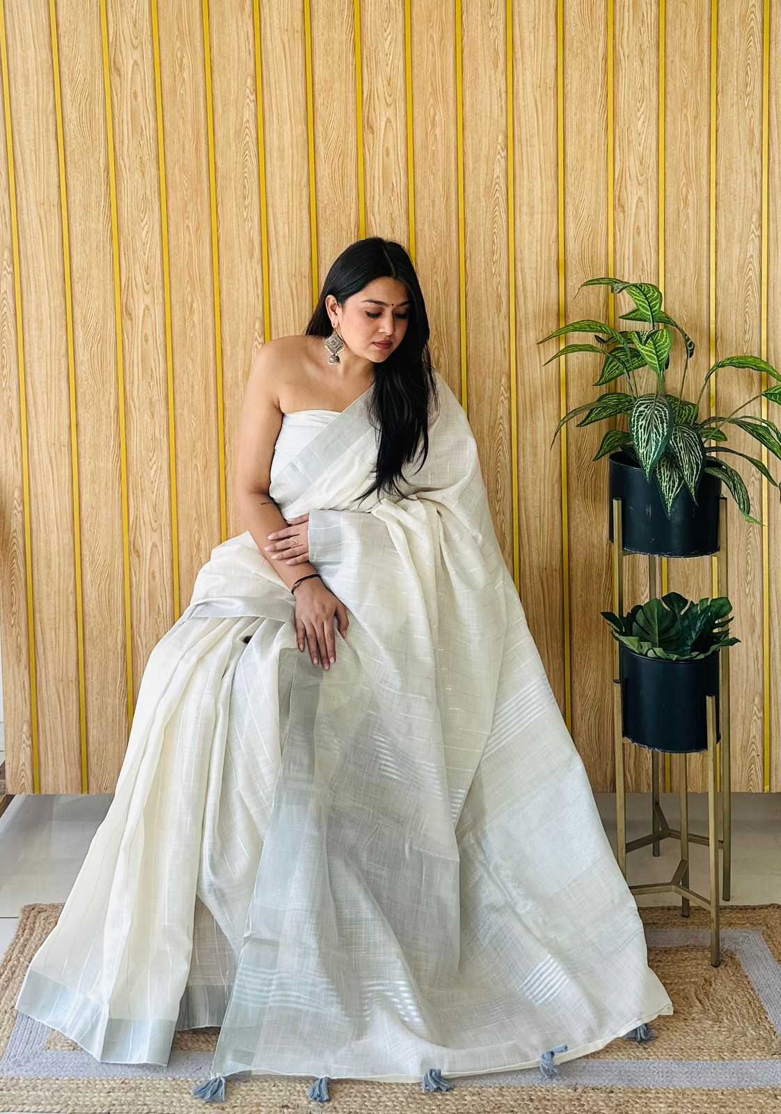 Ynf Linen RIN183 SIDHDHI Sarees Wedding Collections Festive Collections Wholesale Designer Sarees Linen Sarees Onam Collections Manufacturer