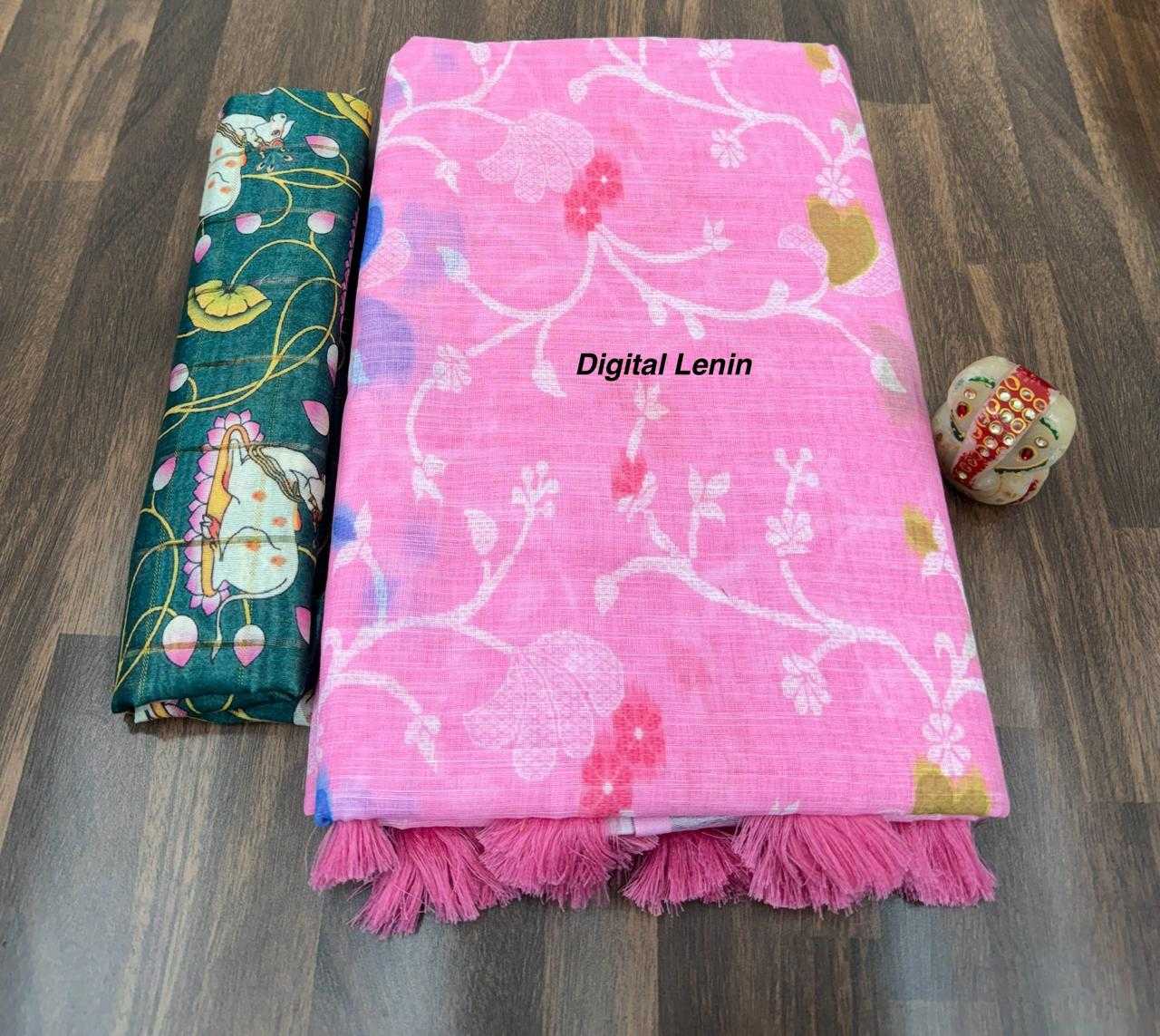 Ynf Linen RIN203 Home Sarees Wedding Collections Festive Collections Wholesale Designer Sarees Kalamkari Sarees Linen Sarees Manufacturer