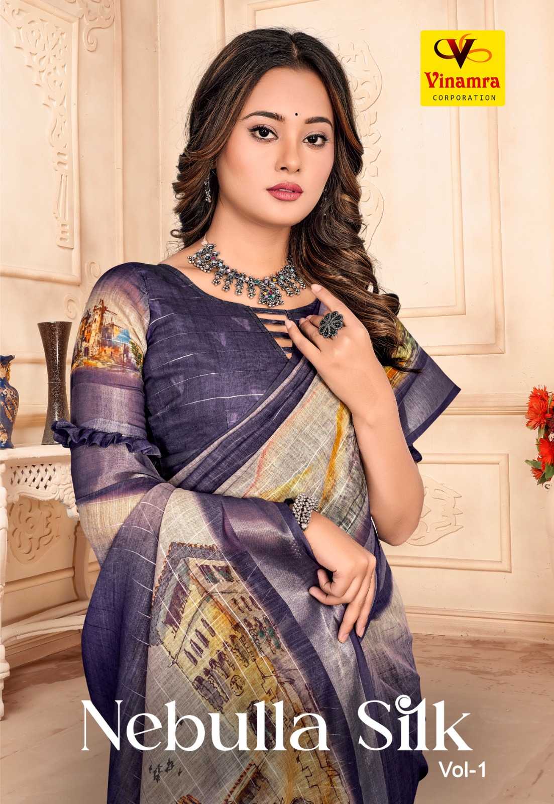 Ynf Linen RIN203 NEBULA VOL-1 Sarees Wedding Collections Festive Collections Wholesale Designer Sarees Traditional Sarees Linen Sarees Manufacturer