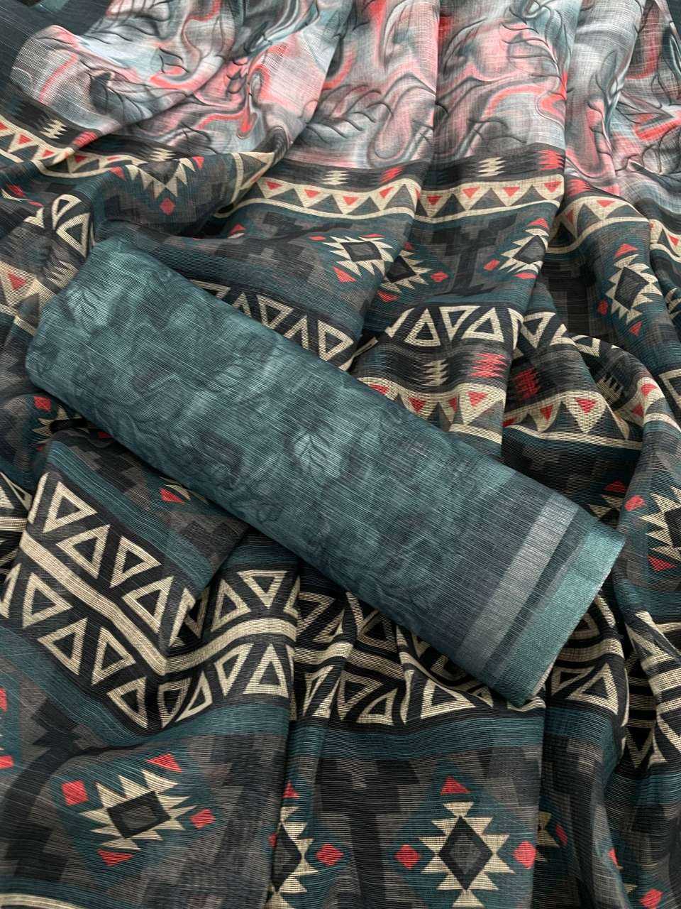Ynf Linen RIN231 ANSHITA LILEN Sarees Wholesale Designer Sarees Fancy Sarees Cotton Linen Sarees Manufacturer