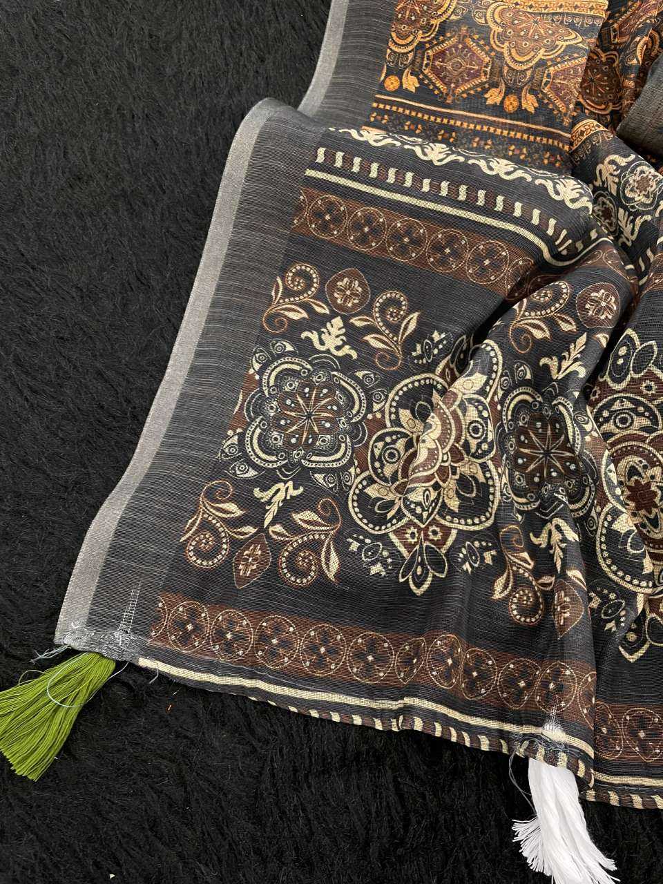 Ynf Linen RIN231 ANSHITA LILEN Sarees Wholesale Designer Sarees Fancy Sarees Cotton Linen Sarees Manufacturer
