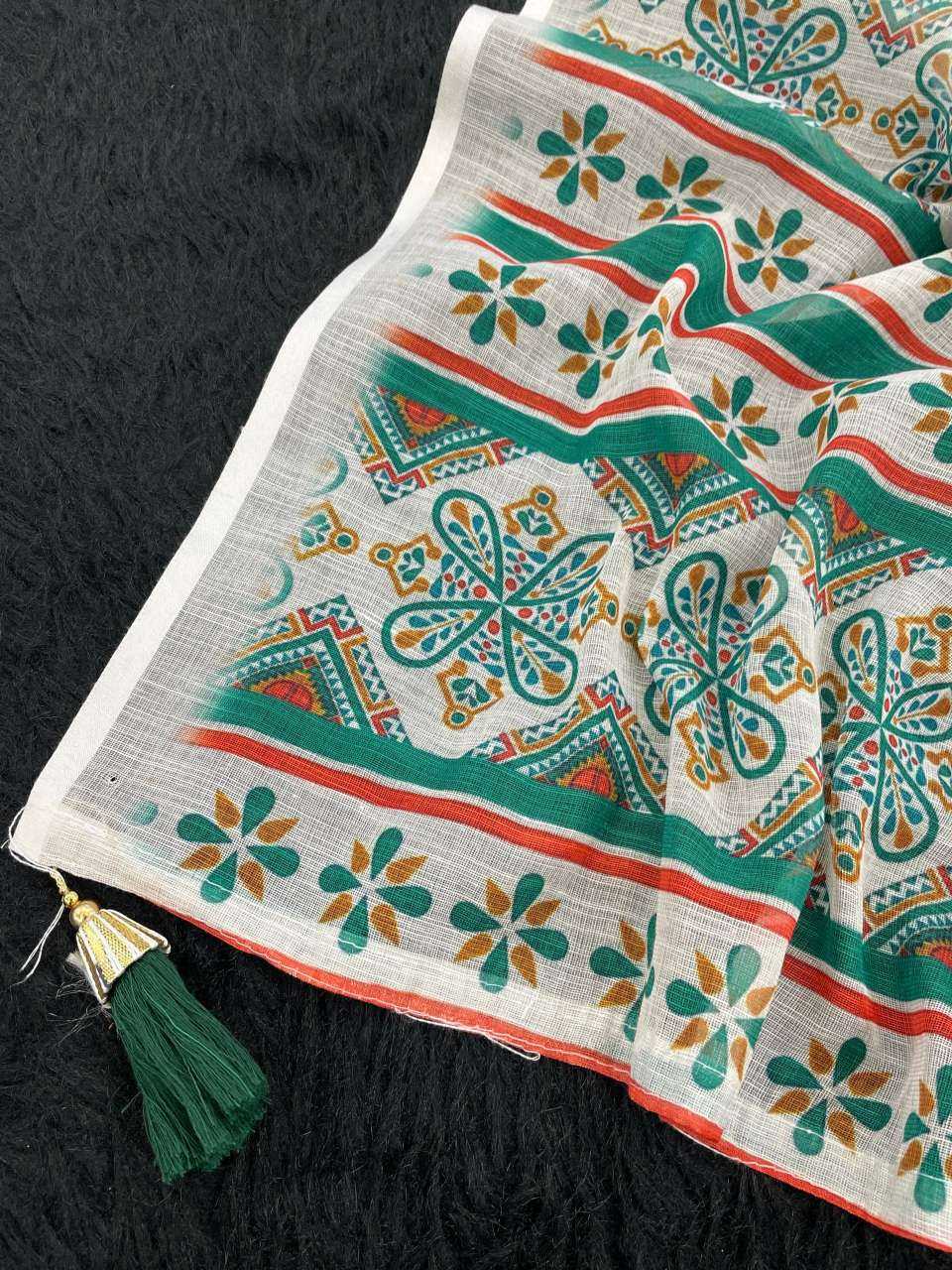 Ynf Linen RIN231 ANSHITA LILEN Sarees Wholesale Designer Sarees Fancy Sarees Cotton Linen Sarees Manufacturer