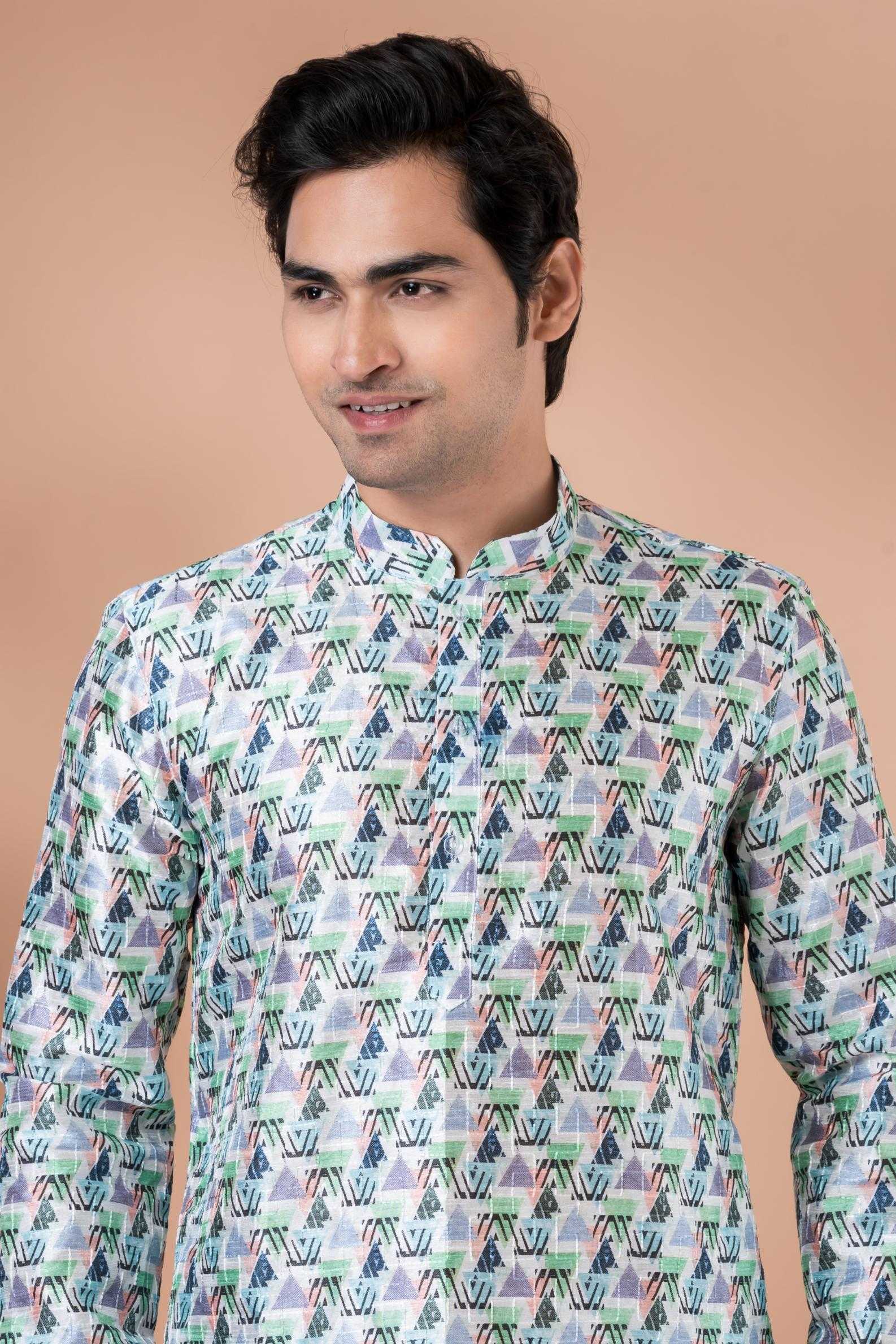 Ynf Mono Slub RIN223 3344C Mens Wear Wholesale Mens Kurtas Mens Kurta Pyjama Men Wedding kurta Manufacturer