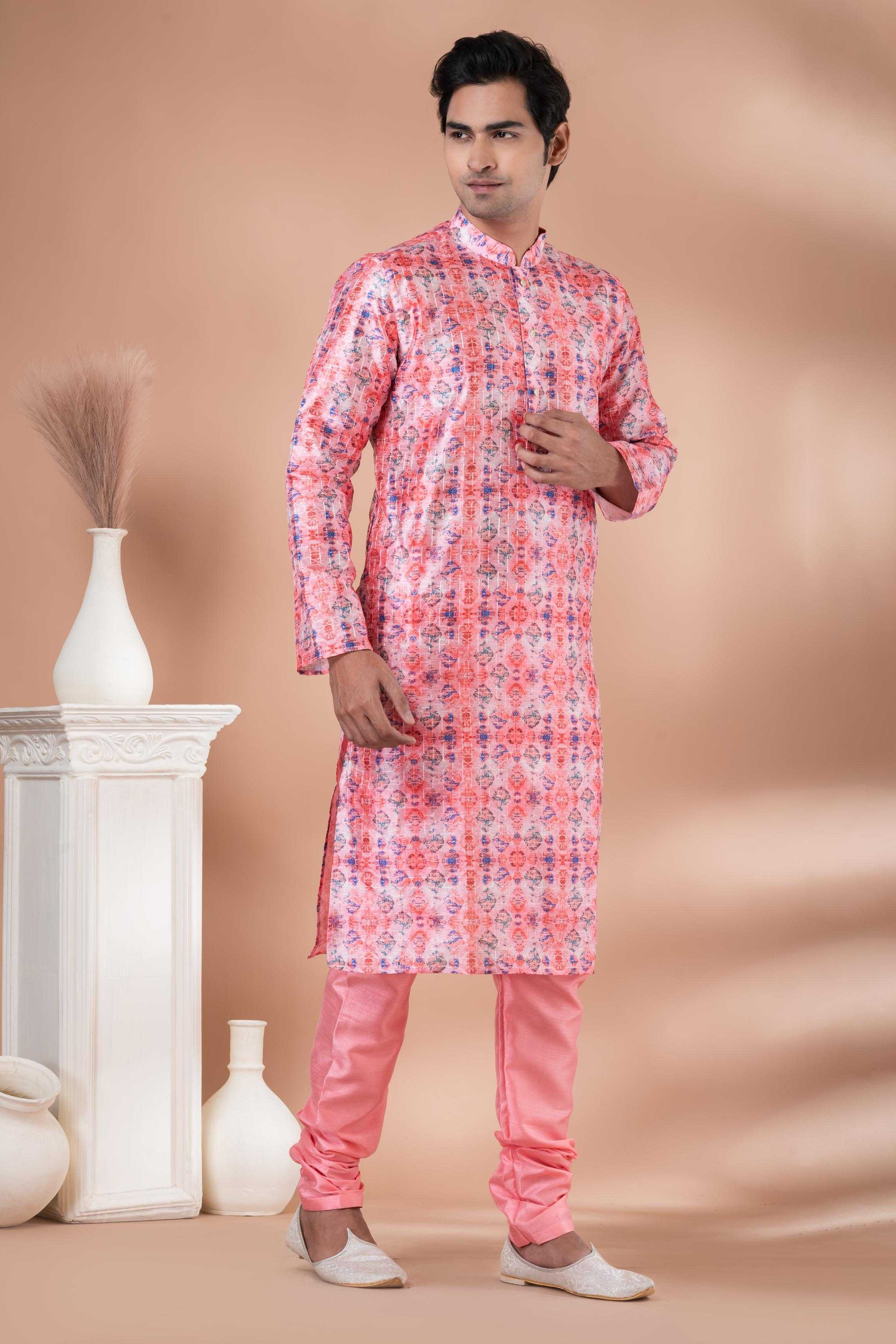 Ynf Mono Slub RIN223 3351B Mens Wear Wholesale Mens Kurtas Mens Kurta Pyjama Men Wedding kurta Manufacturer