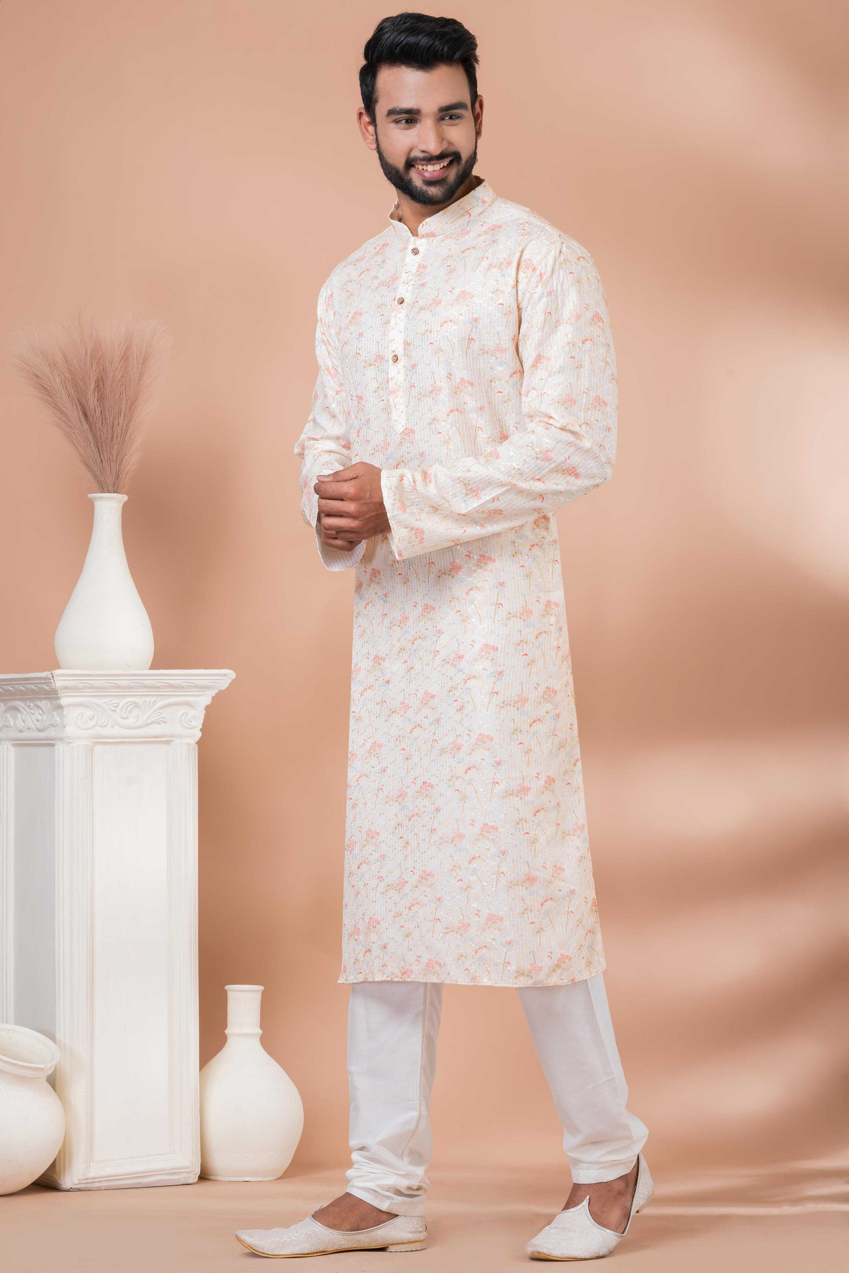 Ynf Mono Slub RIN223 3389A Mens Wear Festive Collections Wholesale Mens Kurtas Mens Kurta Pyjama Onam Collections Manufacturer