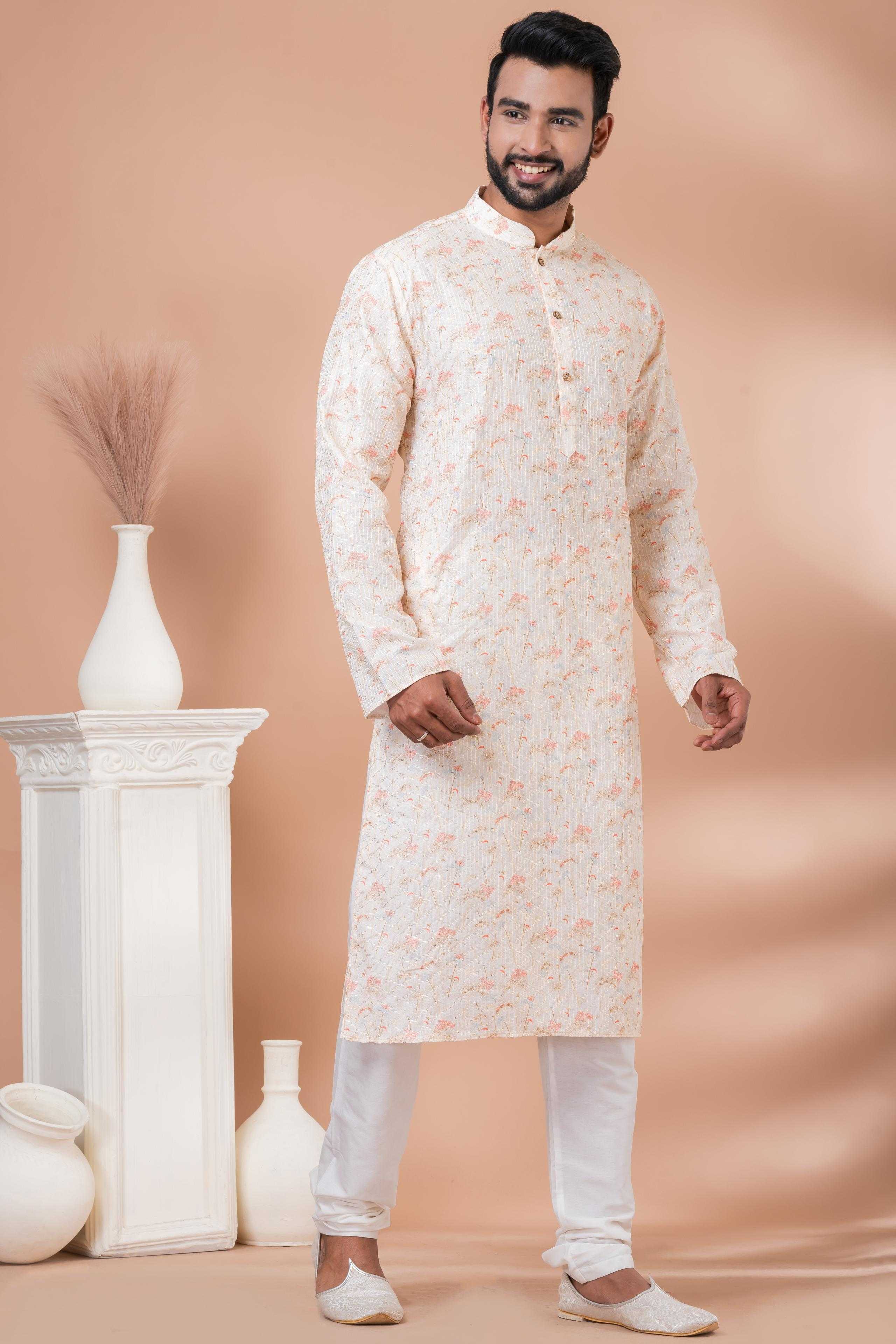Ynf Mono Slub RIN223 3389A Mens Wear Festive Collections Wholesale Mens Kurtas Mens Kurta Pyjama Onam Collections Manufacturer