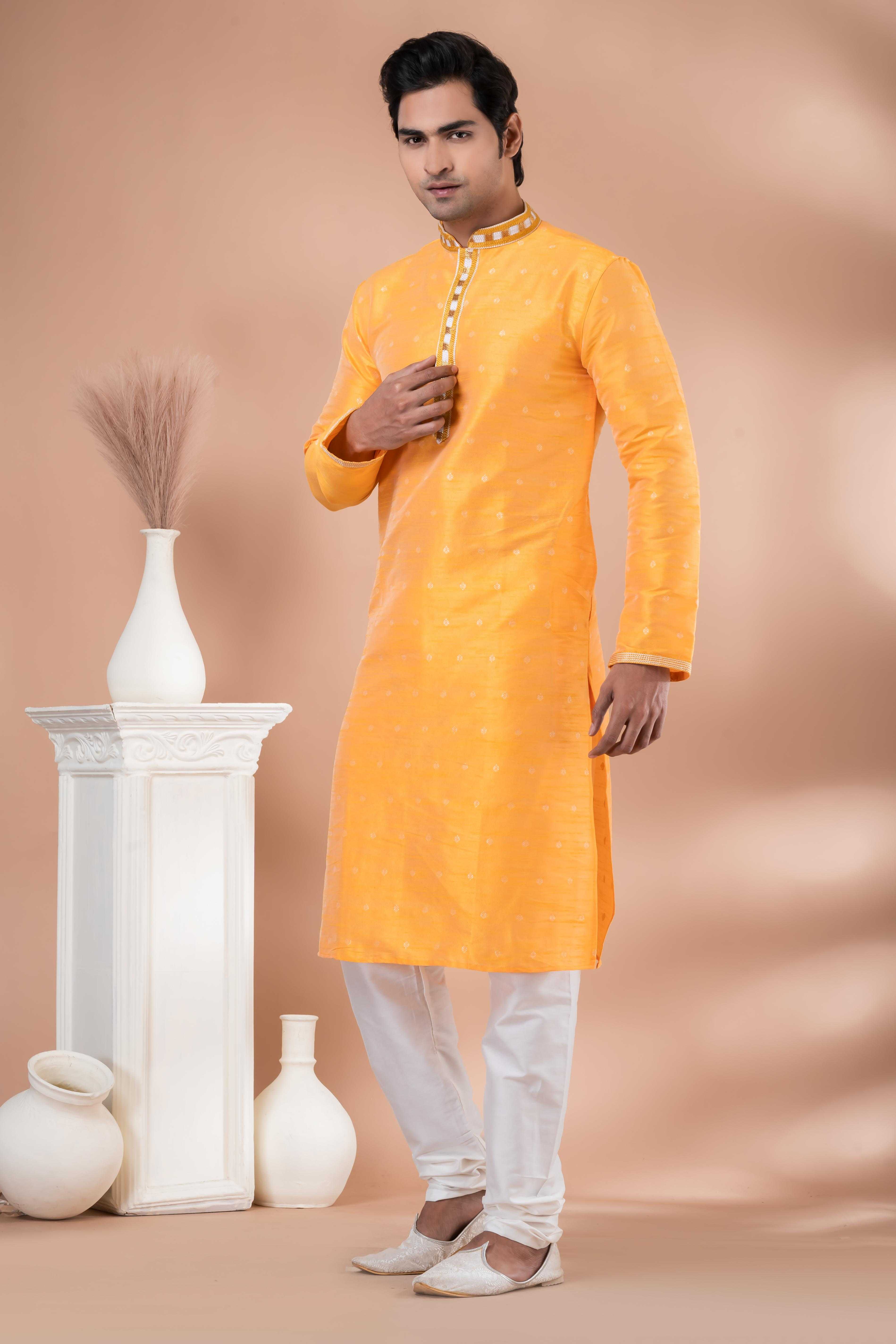 Ynf Mulberry RIN223 3363A Mens Wear Wholesale Mens Kurtas Mens Kurta Pyjama Men Wedding kurta Manufacturer