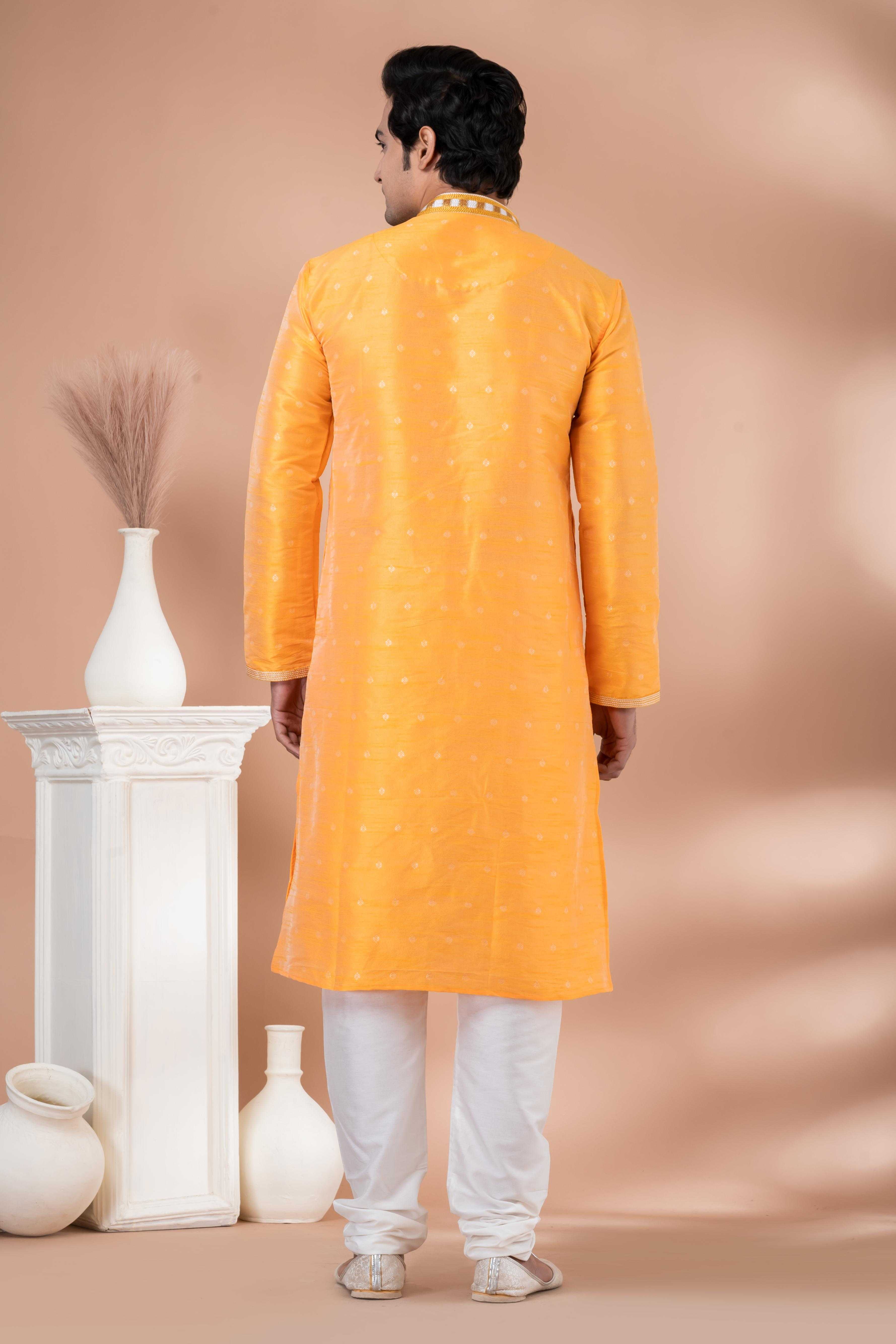 Ynf Mulberry RIN223 3363A Mens Wear Wholesale Mens Kurtas Mens Kurta Pyjama Men Wedding kurta Manufacturer