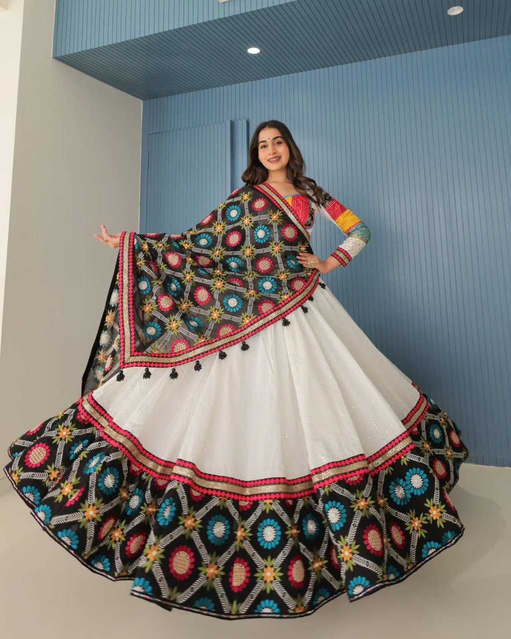 Ynf Muslin Cotton RIN222 271 Lehengas Festive Collections Wholesale Designer Lehenga Choli Navratri Chaniya Choli Manufacturer
