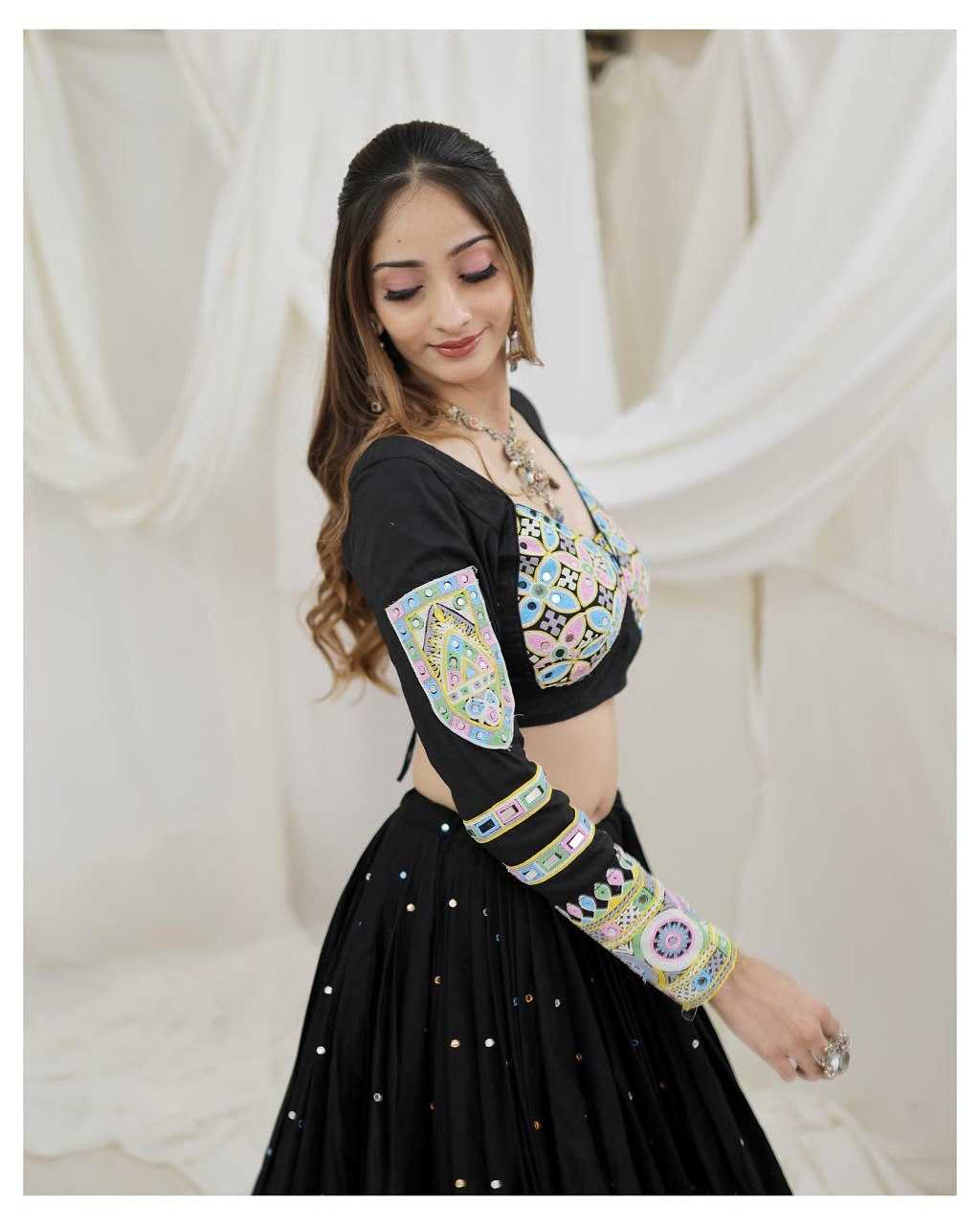 Ynf Muslin Cotton RIN222 276 Lehengas Wholesale Fancy Lehenga Printed Lehenga Embroidered Lehenga Chaniya Choli Manufacturer