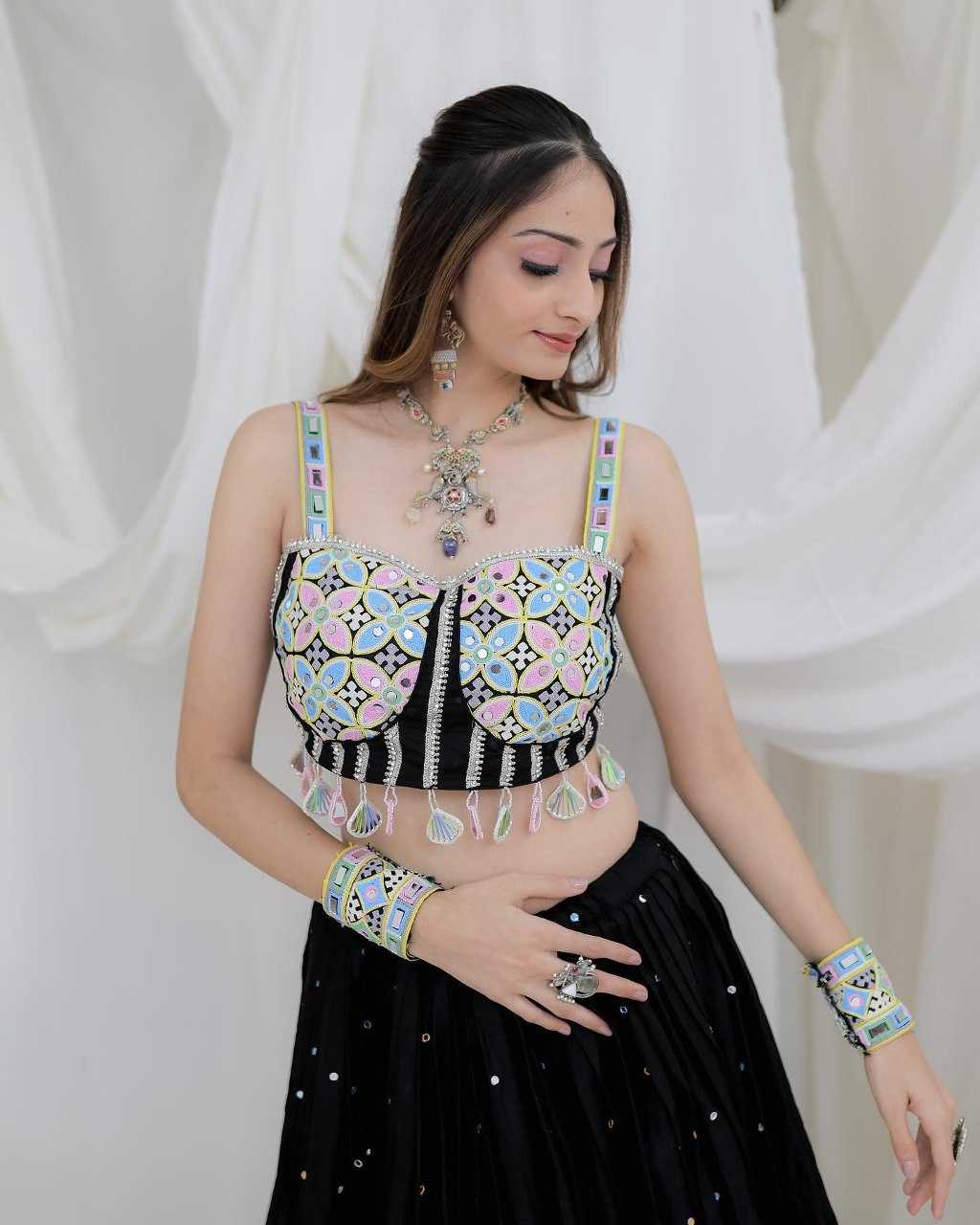 Ynf Muslin Cotton RIN222 276 Lehengas Wholesale Fancy Lehenga Printed Lehenga Embroidered Lehenga Chaniya Choli Manufacturer