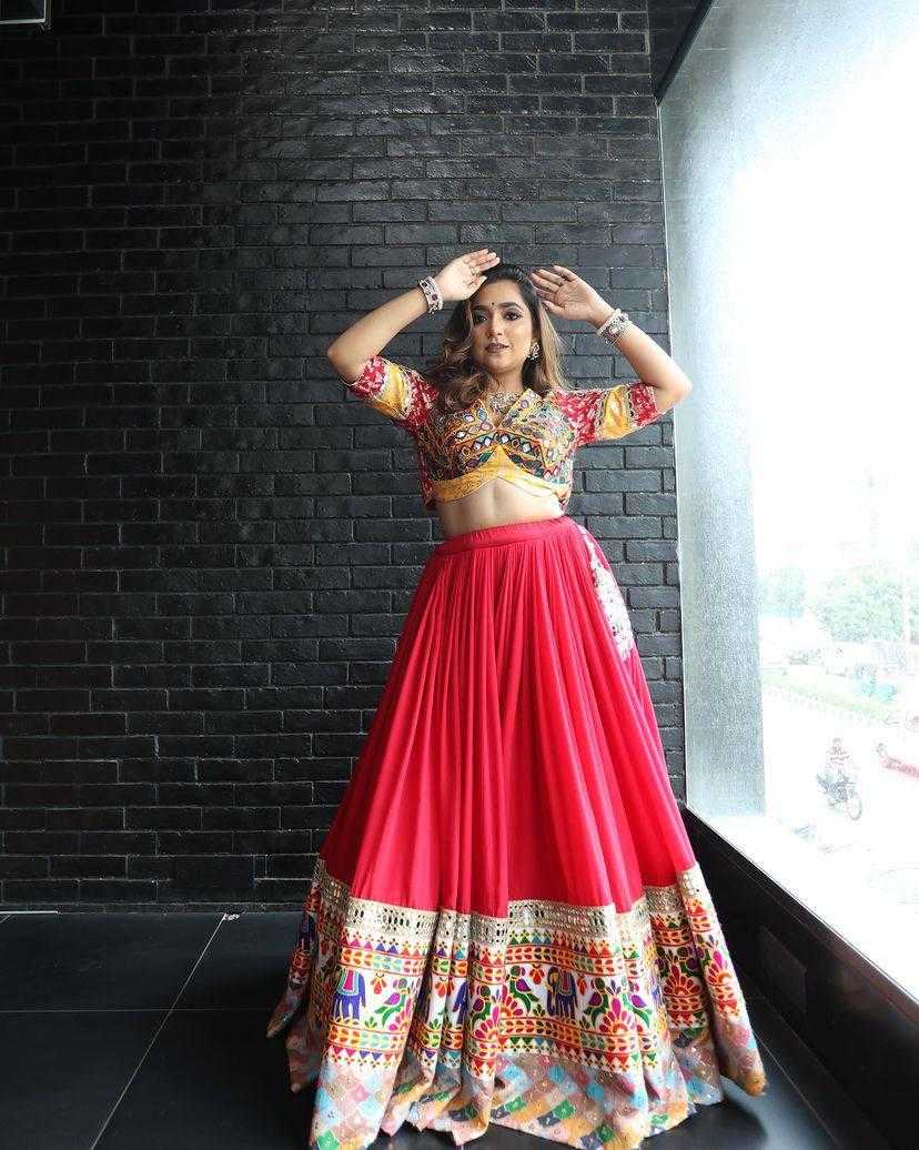Ynf Muslin Cotton RIN222 277 Lehengas Wholesale Fancy Lehenga Rajwada Lehenga Printed Lehenga Embroidered Lehenga Manufacturer
