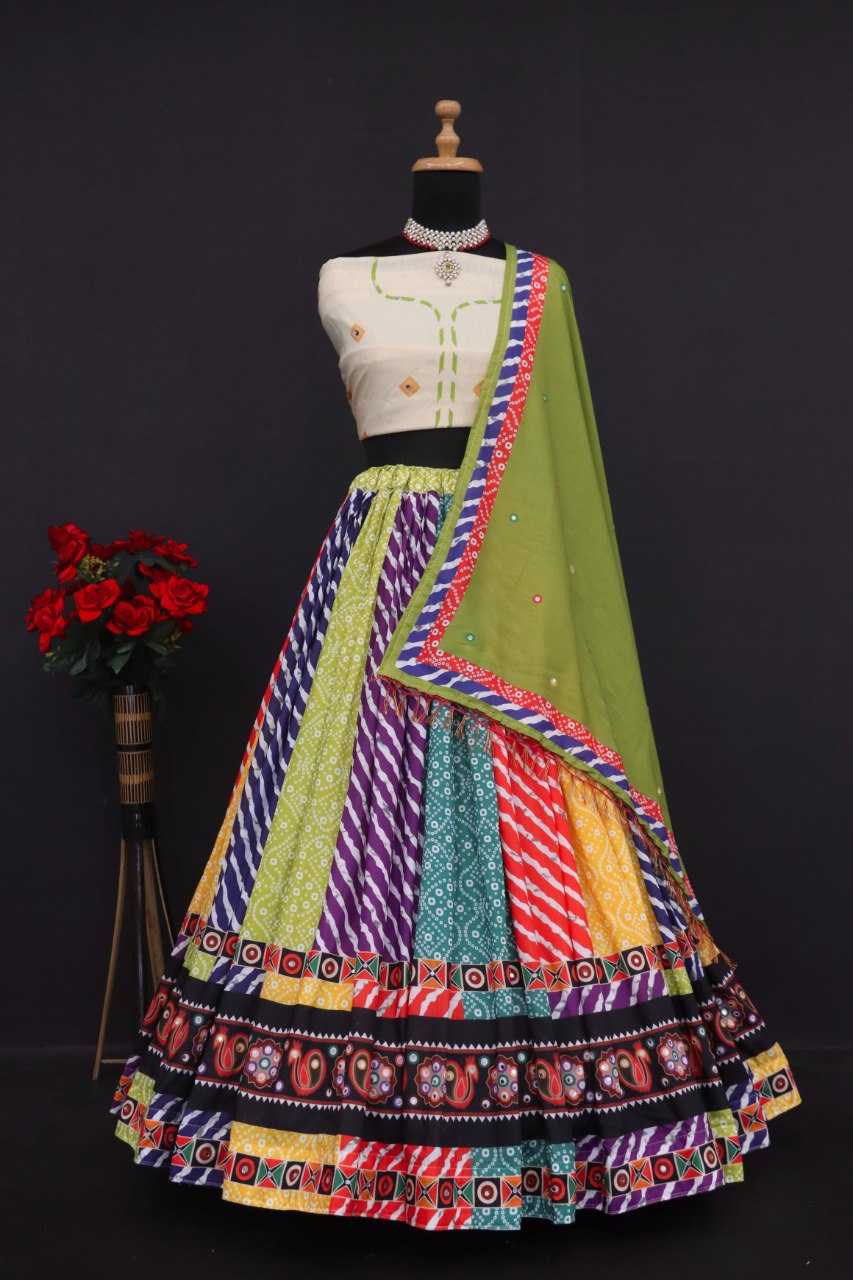 Ynf Muslin Cotton RIN222 279 Lehengas Wholesale Fancy Lehenga Rajwada Lehenga Printed Lehenga Manufacturer