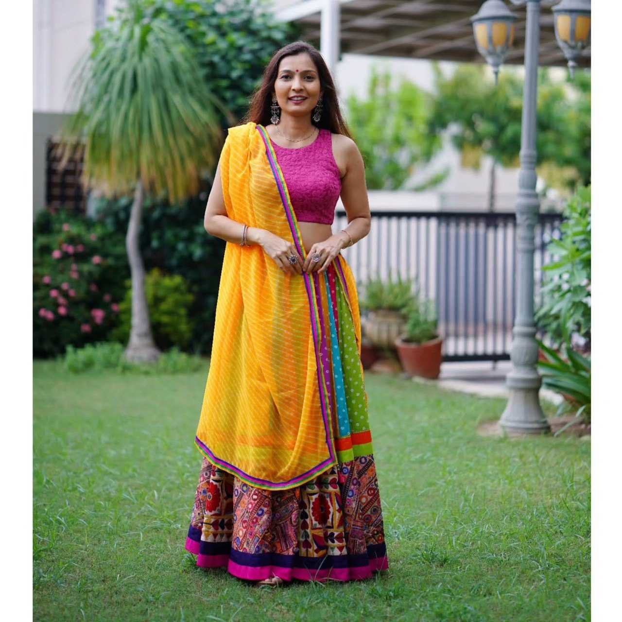 Ynf Muslin Cotton RIN222 286 Lehengas Wedding Collections Festive Collections Wholesale Lehenga With Dupatta Lehenga With Blouse Navratri Chaniya Choli Manufacturer