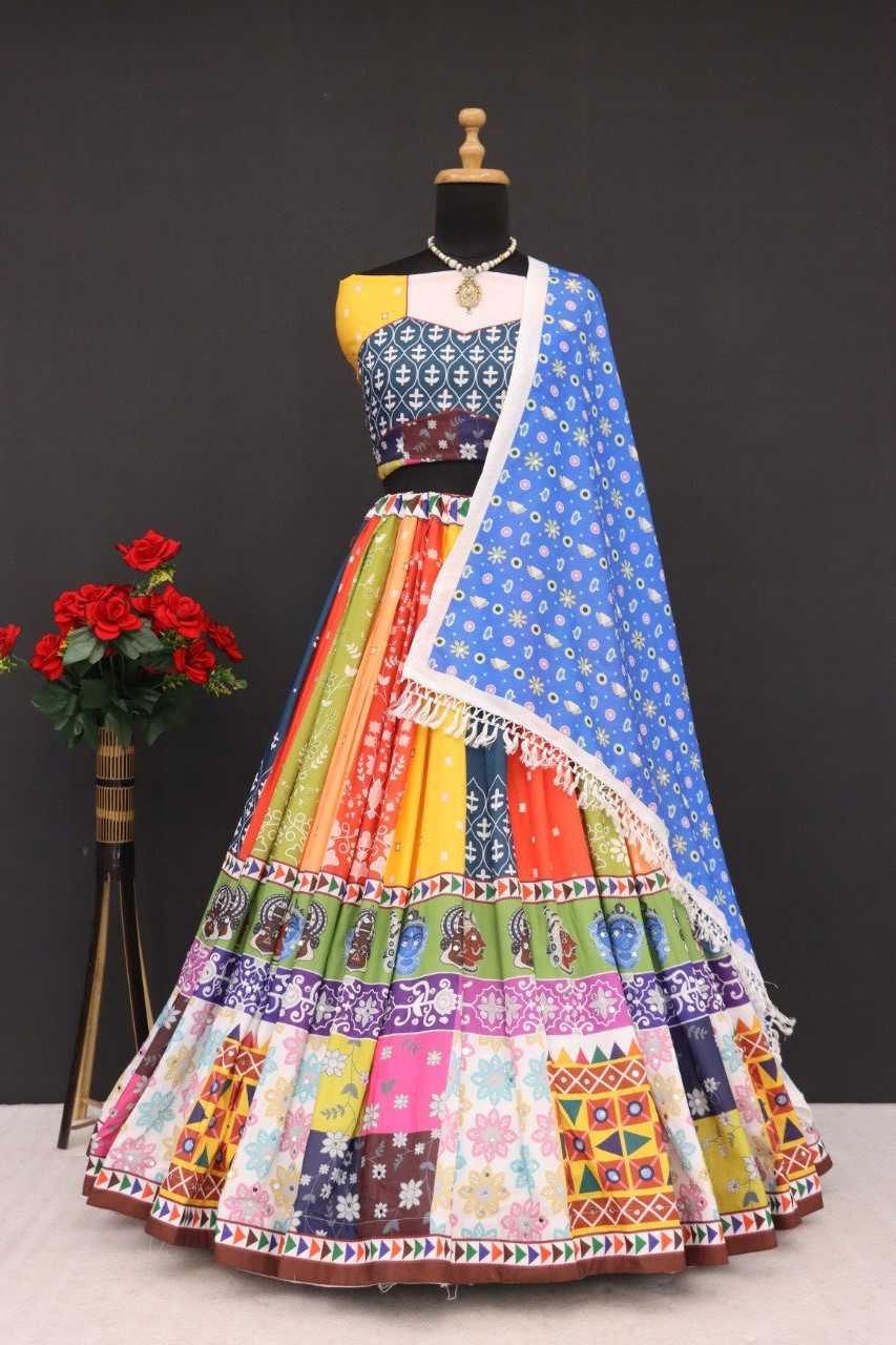 Ynf Muslin Cotton RIN222 291 Lehengas Wedding Collections Festive Collections Wholesale Printed Lehenga Lehenga With Dupatta Lehenga With Blouse Manufacturer