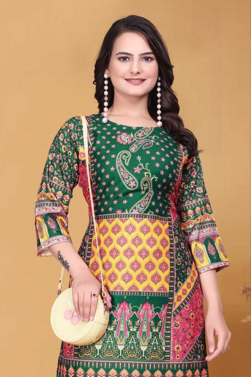 Ynf Muslin RIN220 Crap Kurti Wedding Collections Festive Collections Wholesale Festive Kurtis Printed Kurtis Kurti With Pants Manufacturer