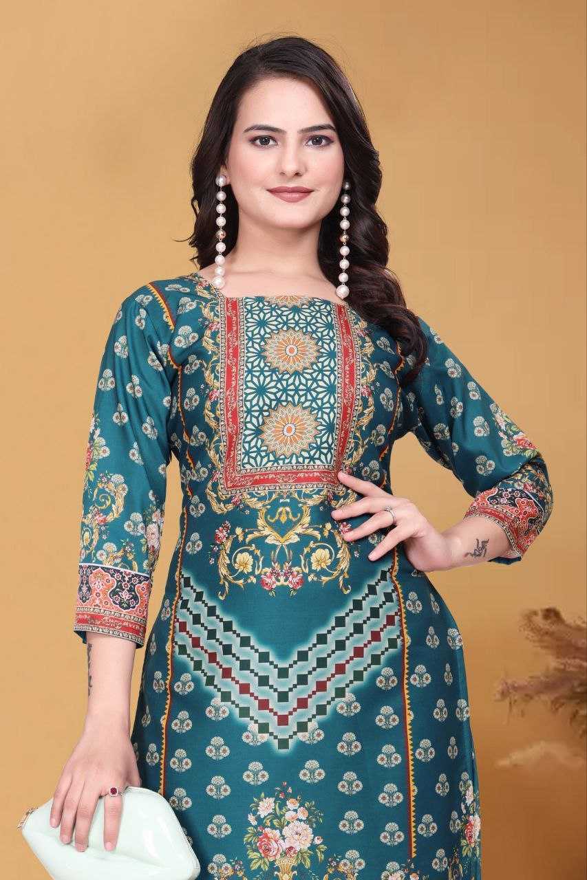Ynf Muslin RIN220 Crap Kurti Wedding Collections Festive Collections Wholesale Festive Kurtis Printed Kurtis Kurti With Pants Manufacturer