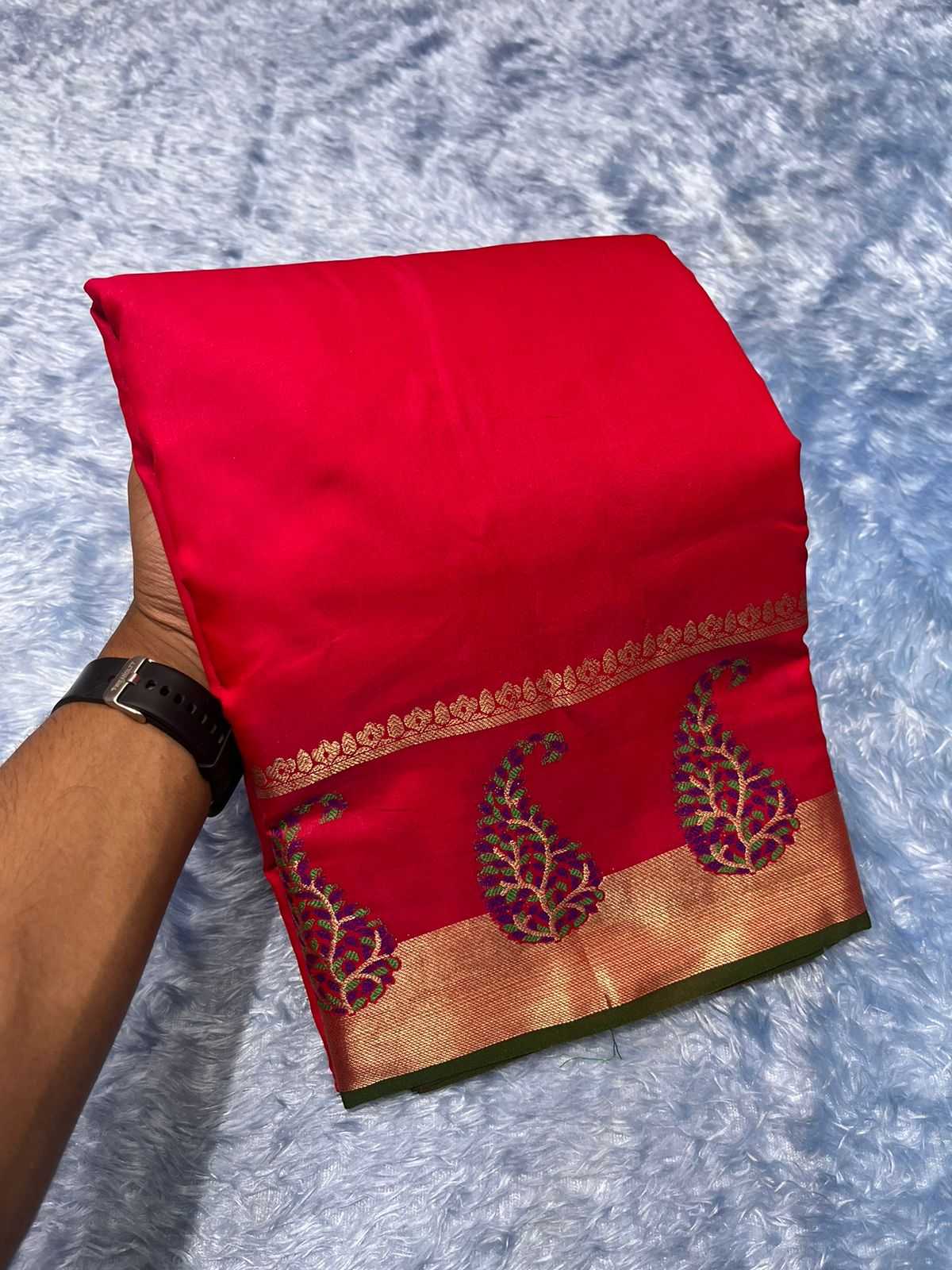 Ynf Mysore Silk RIN203 Semi-Mysore Silk Sarees Wedding Collections Festive Collections Wholesale Mysore Silk Sarees Traditional Silk Sarees Designer Silk Sarees Manufacturer