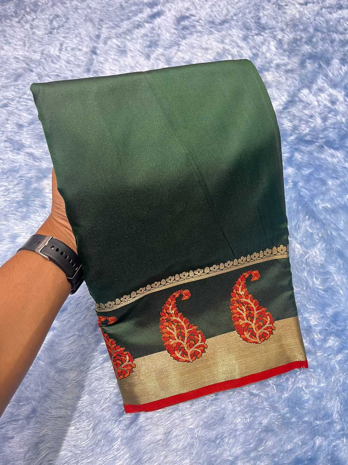 Ynf Mysore Silk RIN203 Semi-Mysore Silk Sarees Wedding Collections Festive Collections Wholesale Mysore Silk Sarees Traditional Silk Sarees Designer Silk Sarees Manufacturer