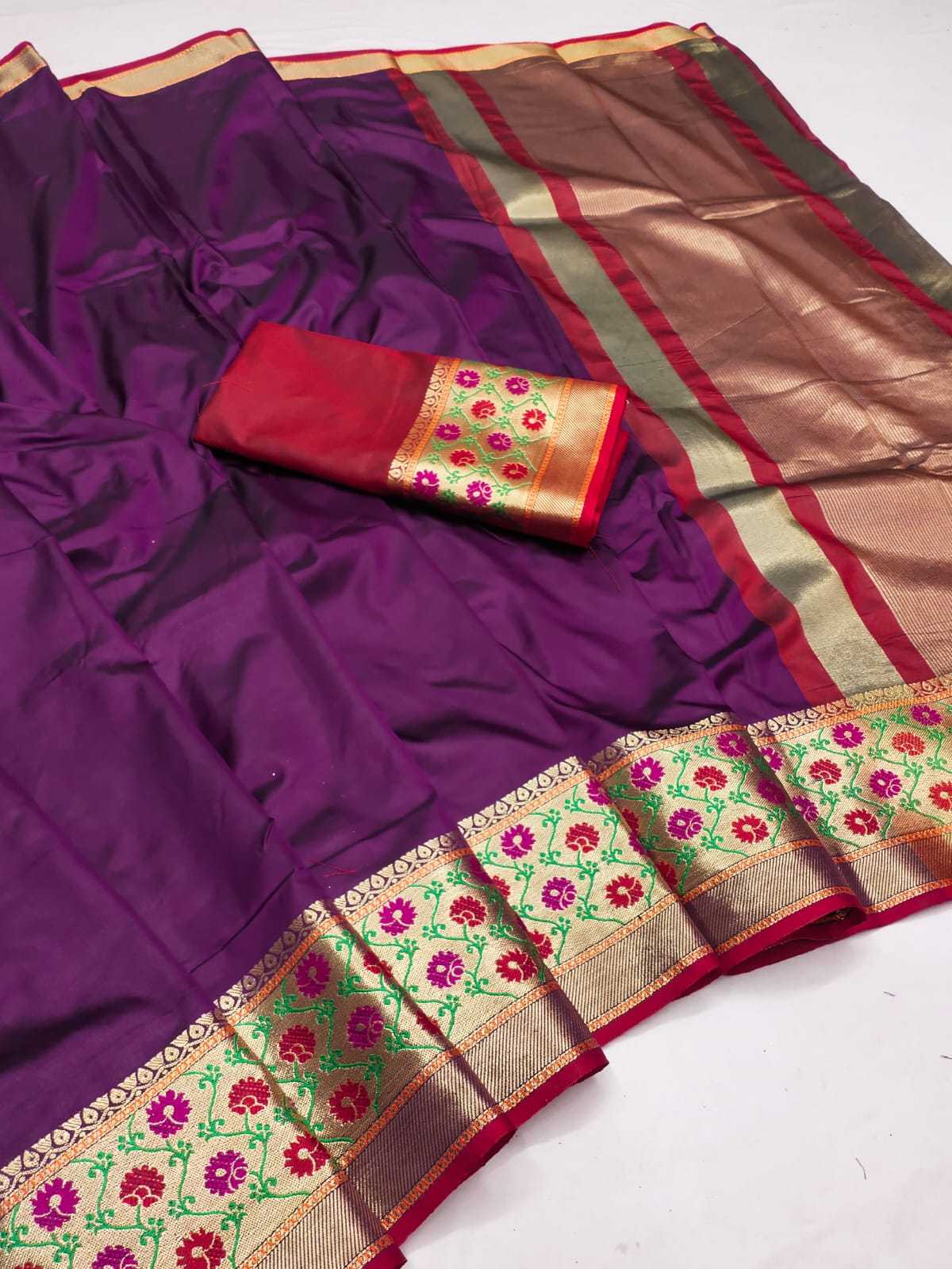 Ynf Mysore Silk RIN203 Semi-Mysore Silk Sarees Wedding Collections Festive Collections Wholesale Mysore Silk Sarees Traditional Silk Sarees Designer Silk Sarees Manufacturer