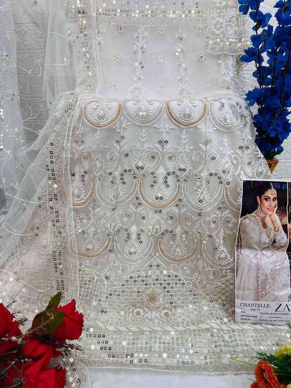 Ynf Net KESH444 ZAHA Gowns Wholesale Embroidery Gowns Net Gowns Designer Gowns Manufacturer