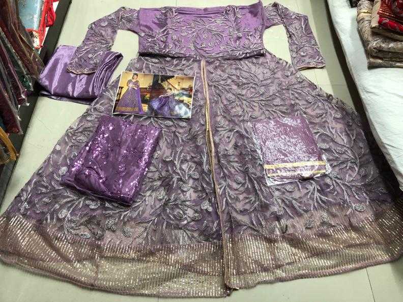 Ynf Net KESH504 004551 Suits & Dresses Wedding Collections Festive Collections Wholesale Net Suit Designer Suits Embroidered Suits Manufacturer