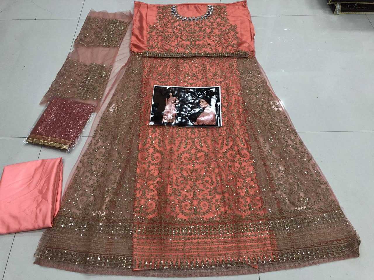 Ynf Net KESH504 1103 Suits & Dresses Wholesale Anarkali Suits Semi Stitched Suits Semi-Stitched Suits Manufacturer
