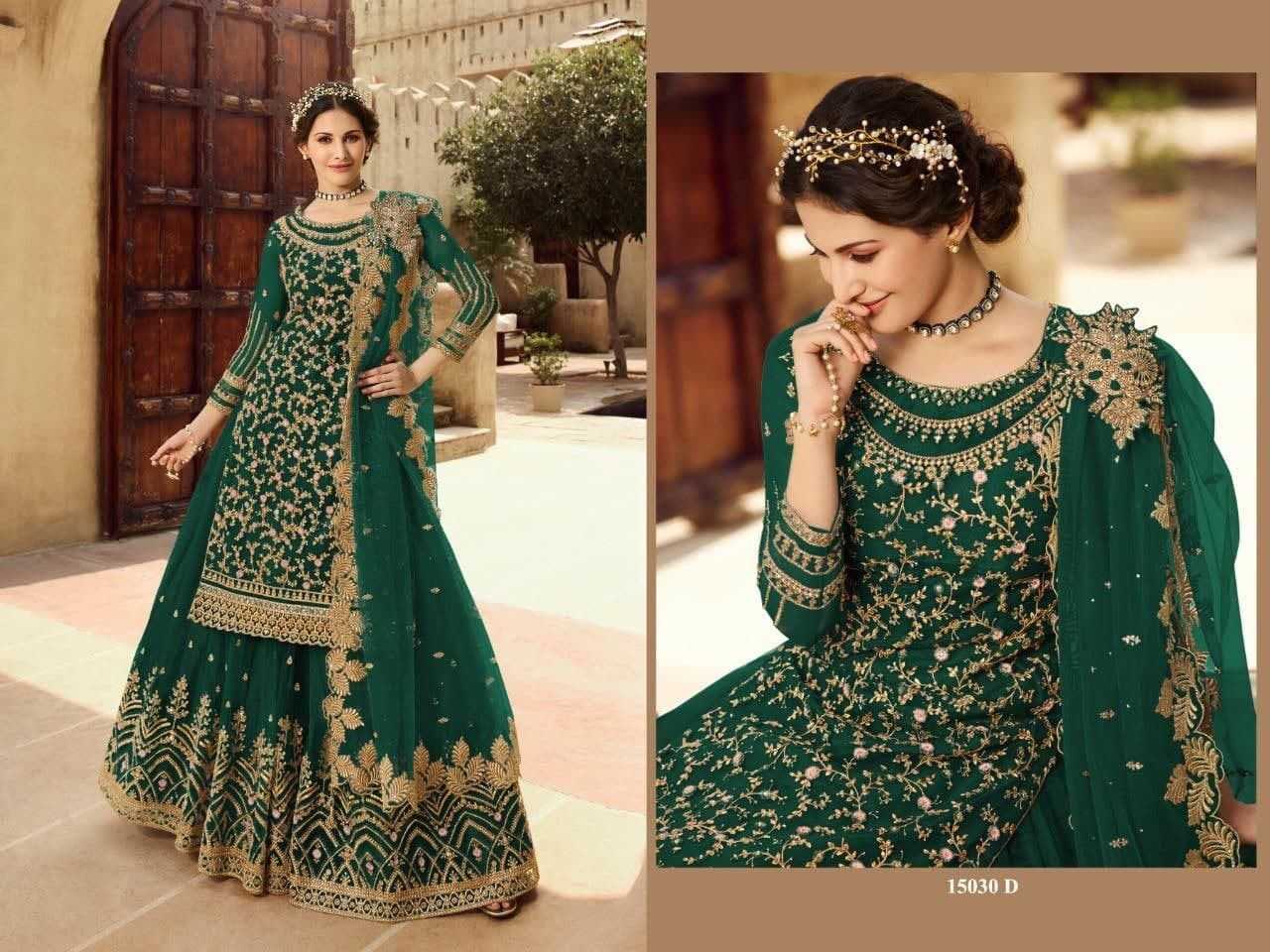 Ynf Net KESH504 15030 Suits & Dresses Wholesale Embroidery Suits Semi Stitched Suits Net Suit Manufacturer