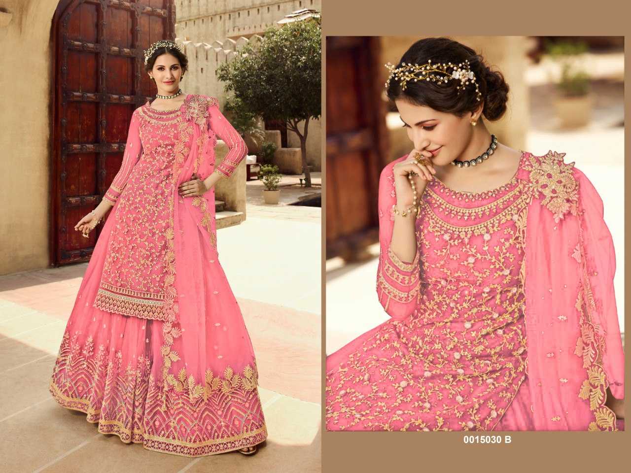 Ynf Net KESH504 15030 Suits & Dresses Wholesale Embroidery Suits Semi Stitched Suits Net Suit Manufacturer