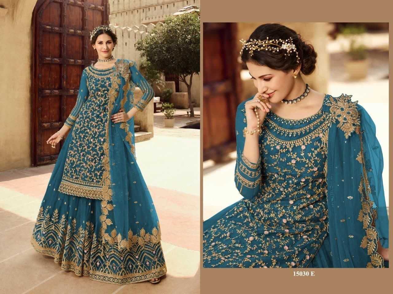 Ynf Net KESH504 15030 Suits & Dresses Wholesale Embroidery Suits Semi Stitched Suits Net Suit Manufacturer
