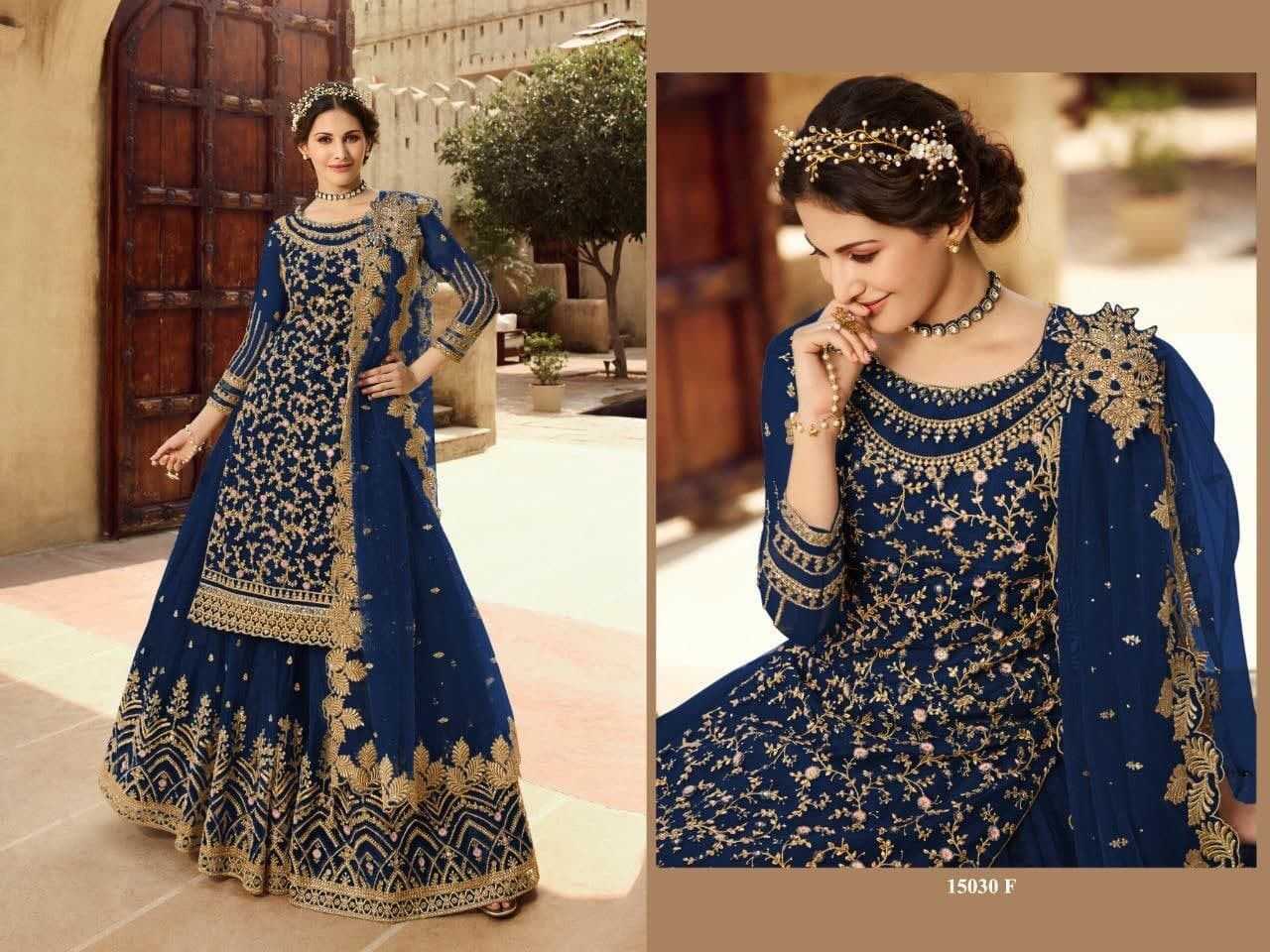 Ynf Net KESH504 15030 Suits & Dresses Wholesale Embroidery Suits Semi Stitched Suits Net Suit Manufacturer