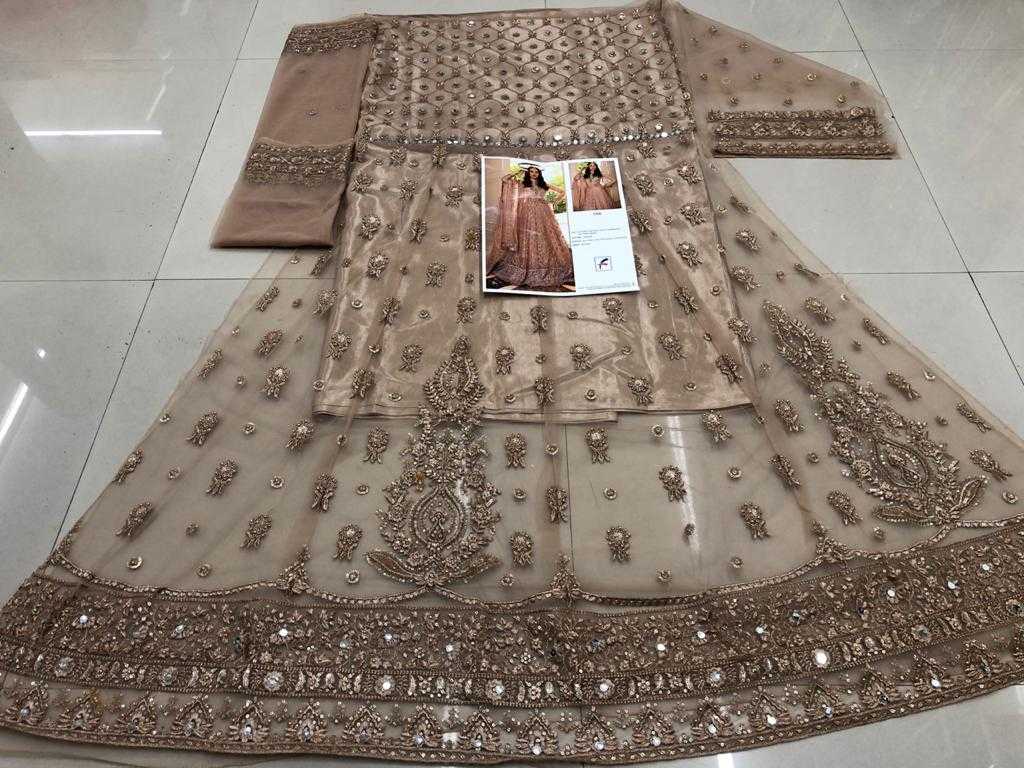Ynf Net KESH504 194 Gowns Wholesale Embroidery Gowns Net Gowns Work Gowns Manufacturer