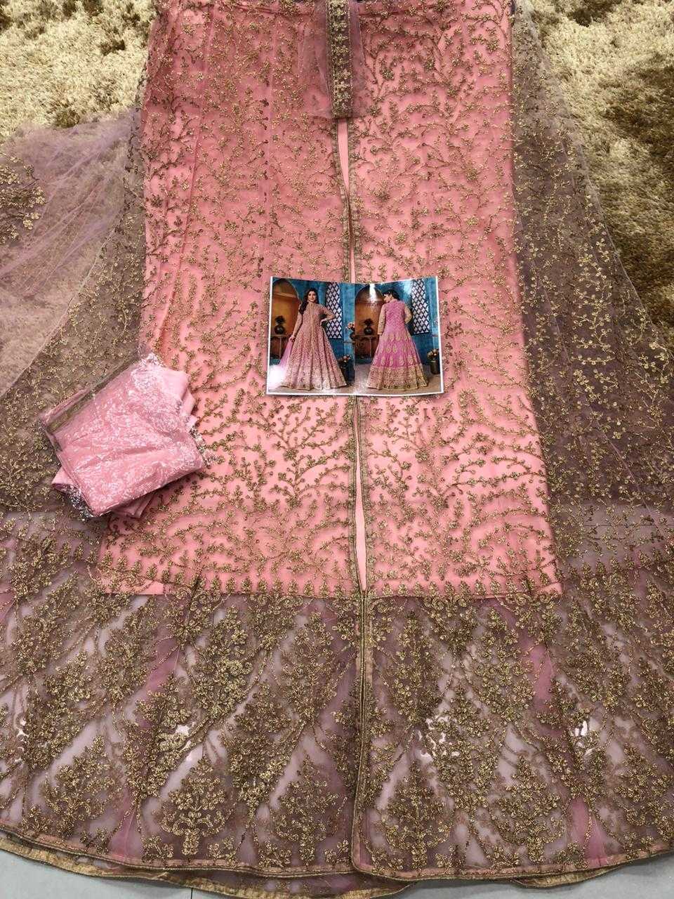Ynf Net KESH504 3903 Gowns Wedding Collections Festive Collections Wholesale Net Gowns Designer Gowns Sequin Gowns Manufacturer