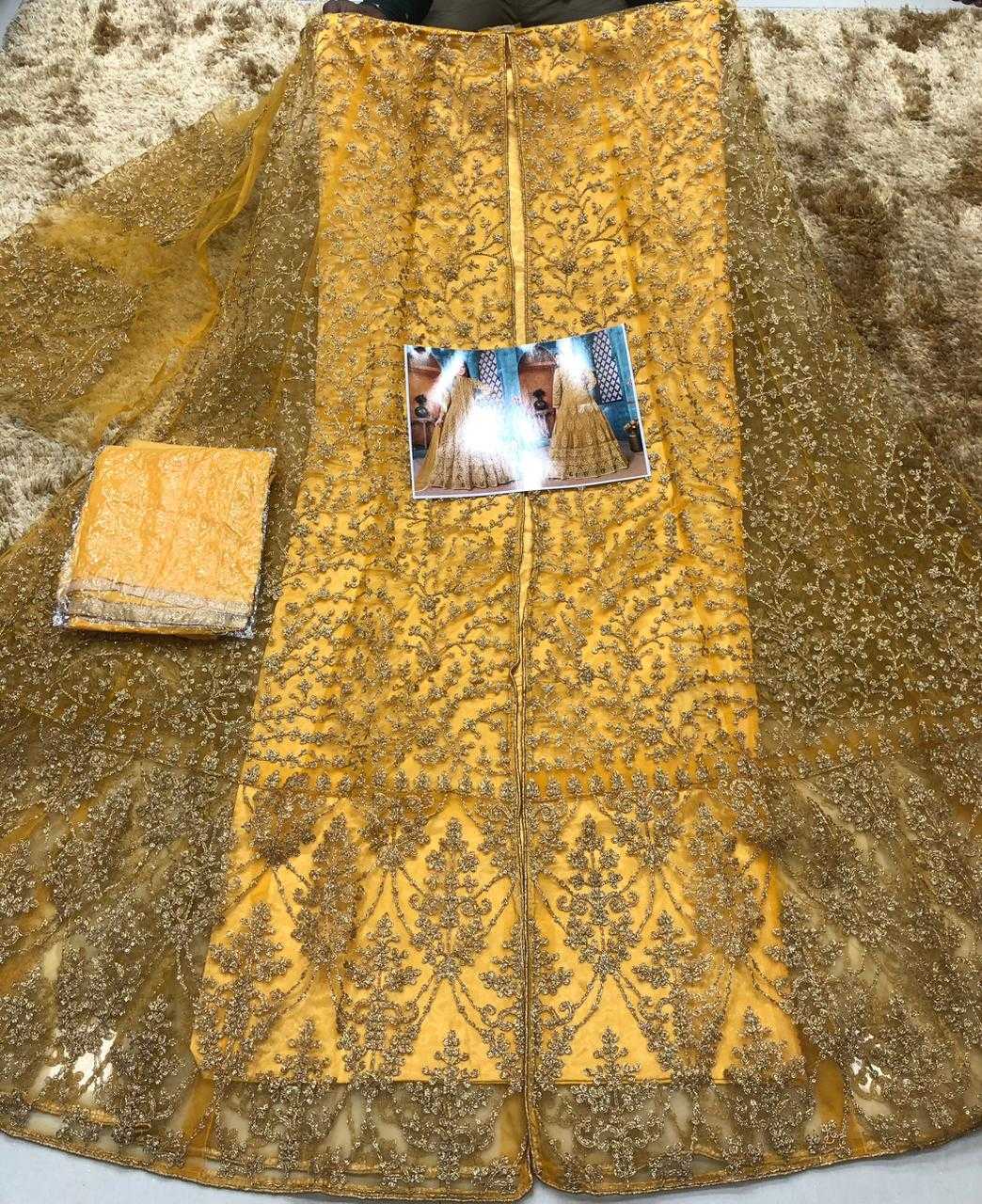 Ynf Net KESH504 3903 Gowns Wedding Collections Festive Collections Wholesale Net Gowns Designer Gowns Sequin Gowns Manufacturer