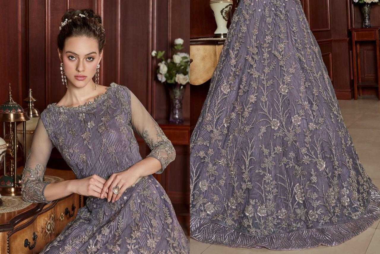 Ynf Net KESH504 4568 Gowns Wedding Collections Festive Collections Wholesale Net Gowns Designer Gowns Sequin Gowns Manufacturer