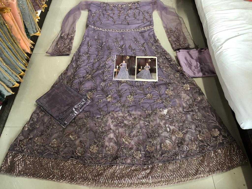 Ynf Net KESH504 4568 Gowns Wedding Collections Festive Collections Wholesale Net Gowns Designer Gowns Sequin Gowns Manufacturer
