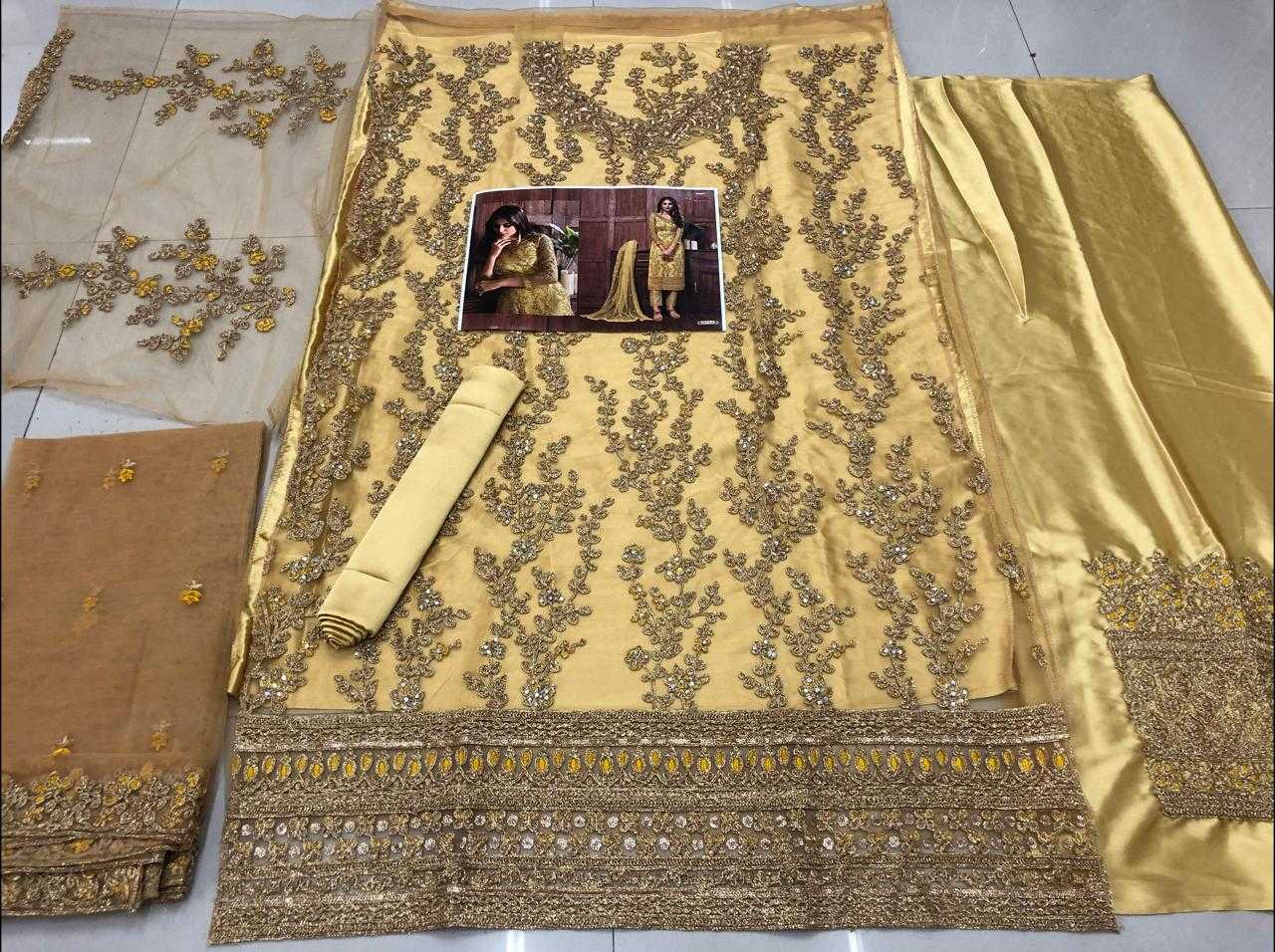 Ynf Net KESH504 4573 Suits & Dresses Wholesale Embroidery Suits Semi Stitched Suits Net Suit Manufacturer